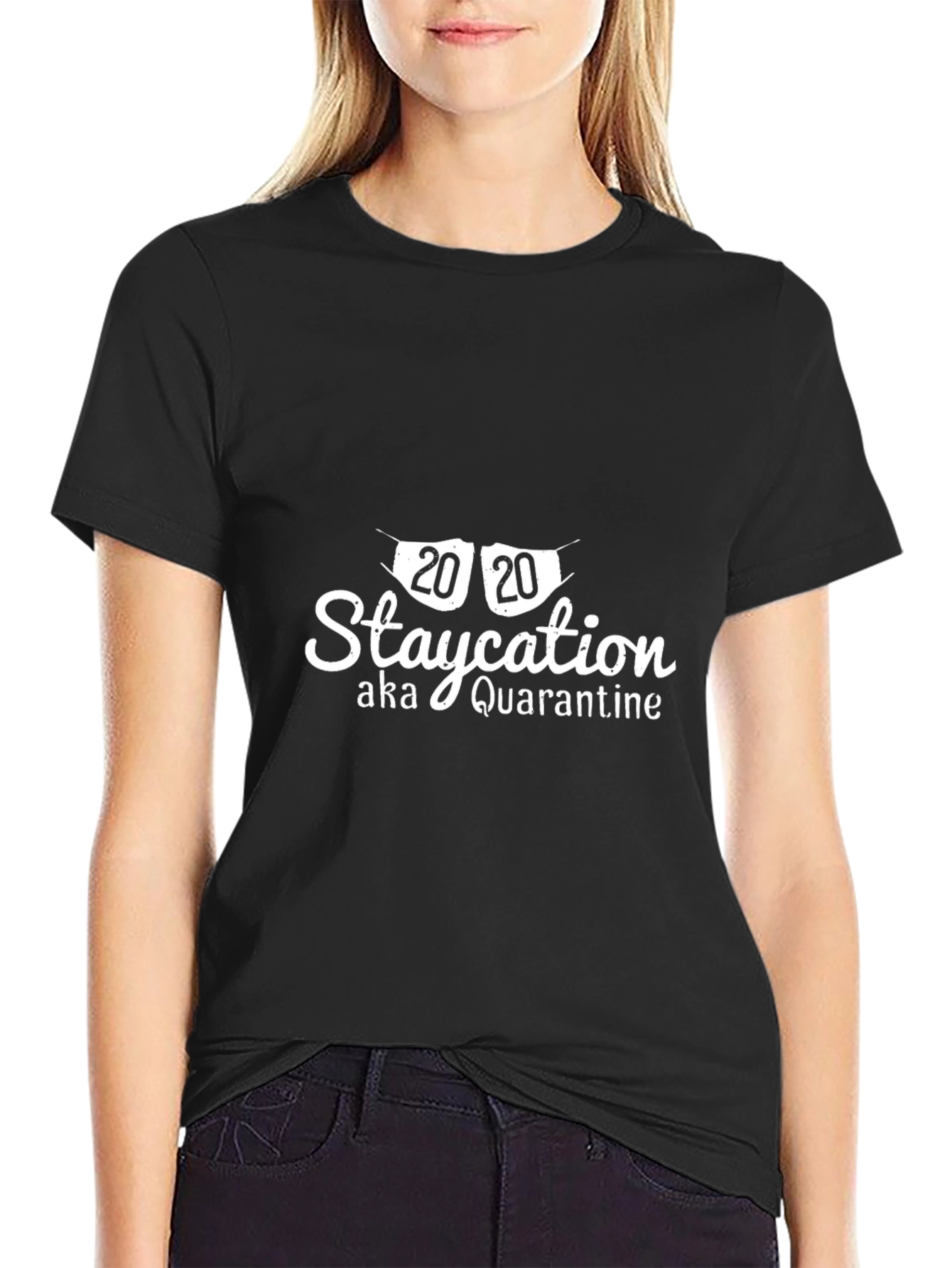 Staycation Quarantine Graphic Tee