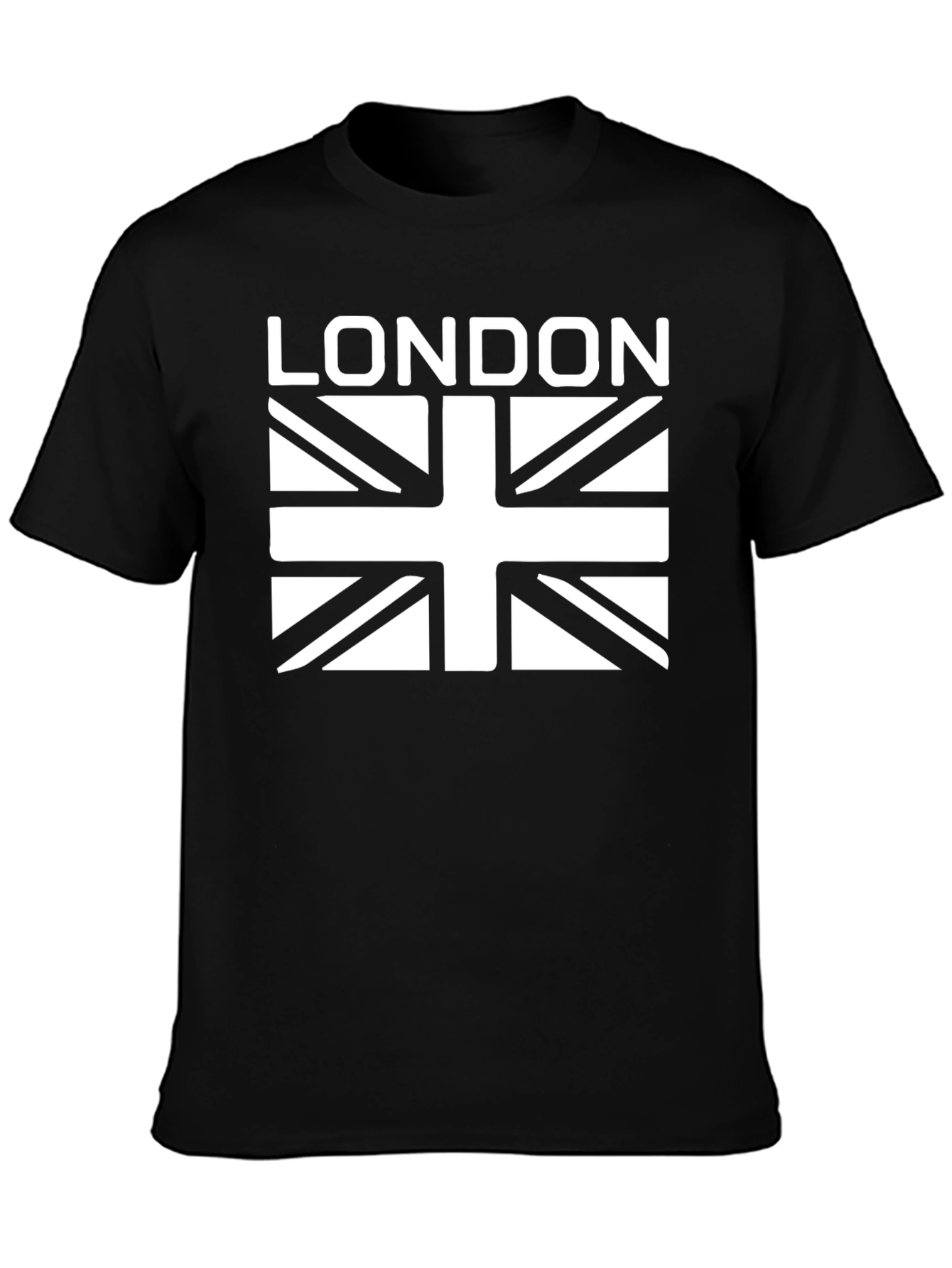 London Union Jack Graphic Tee - Black