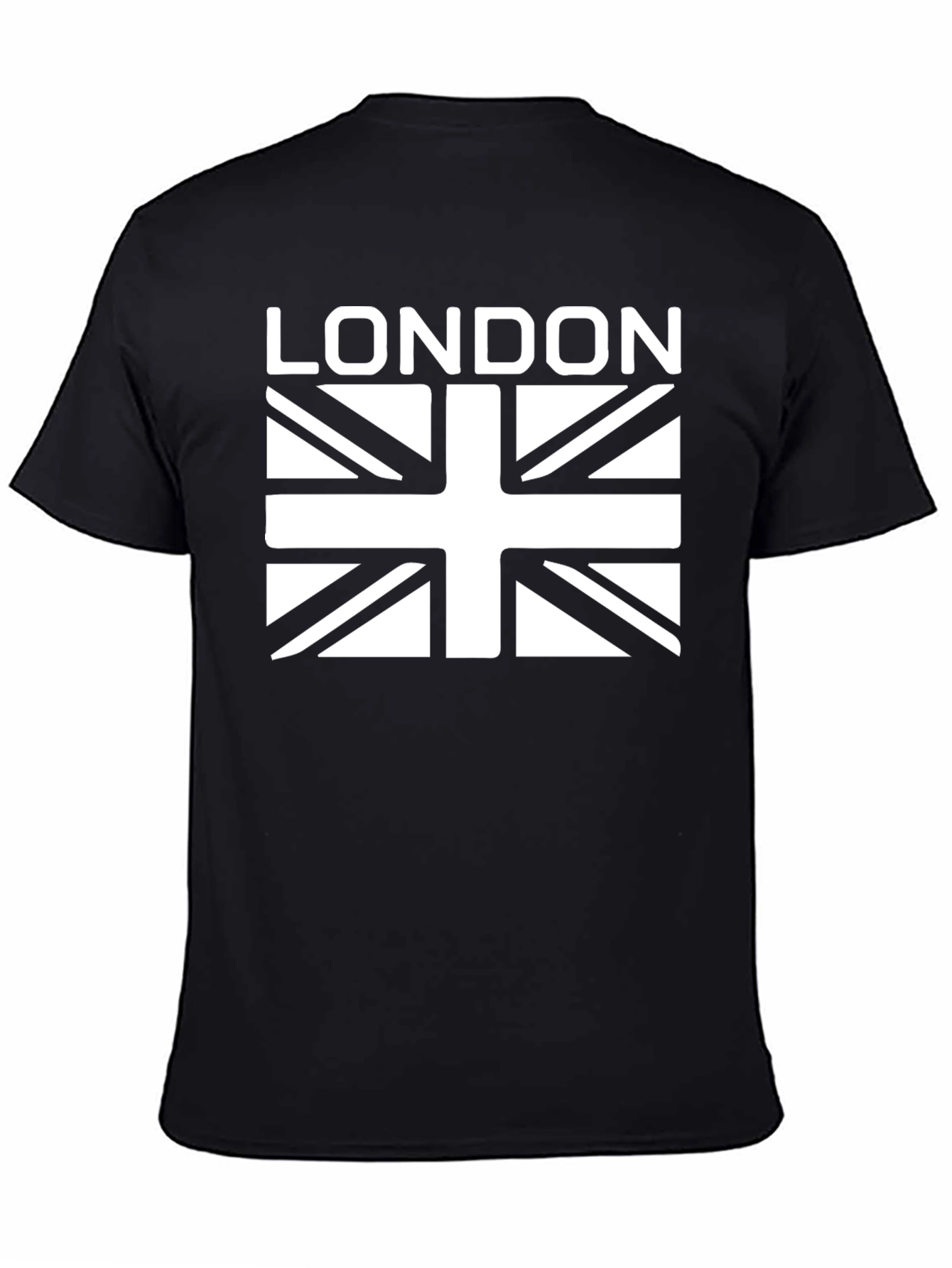 London Union Jack Graphic Tee - Black