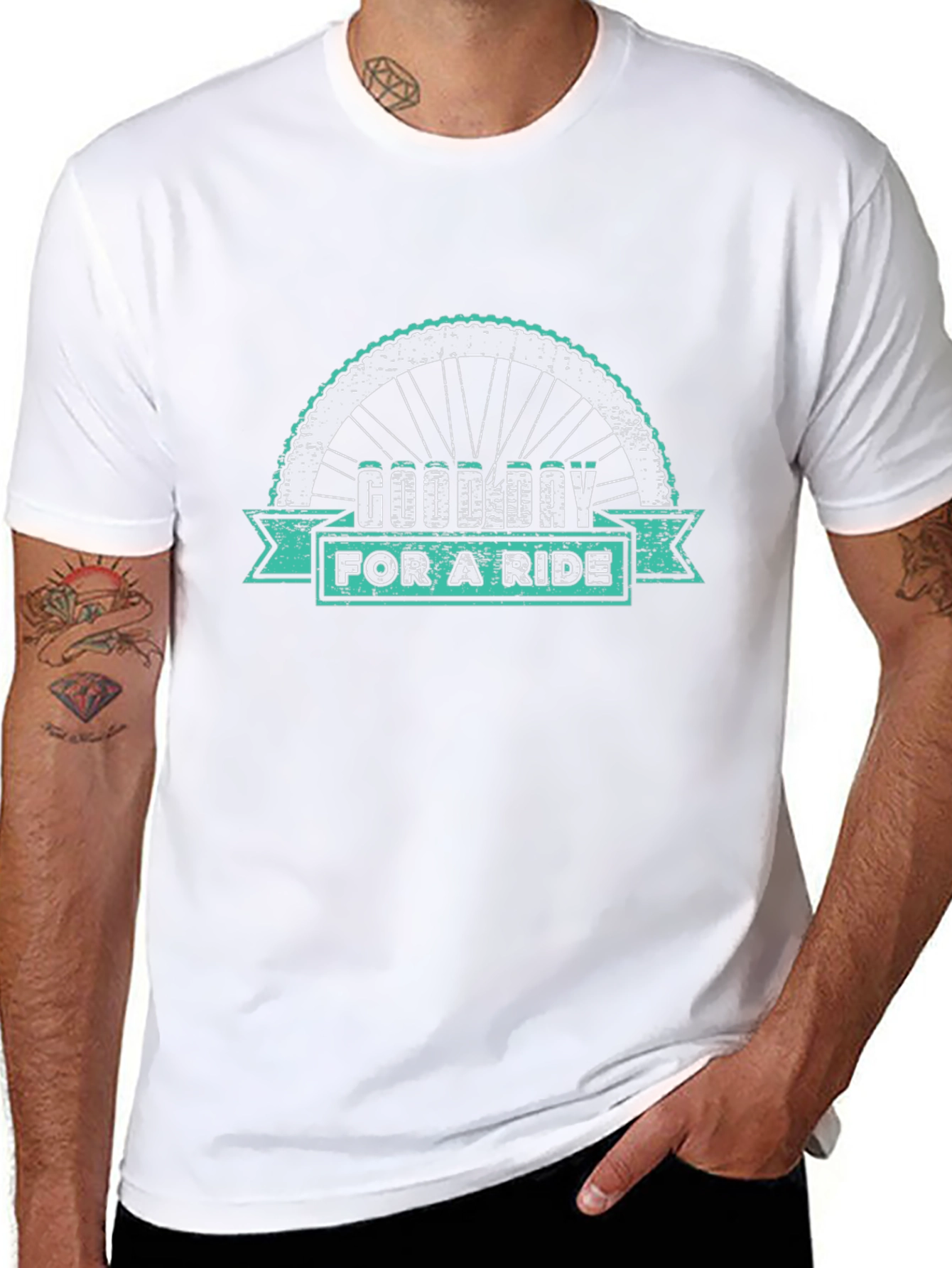 Good Day for a Ride Black T-Shirt