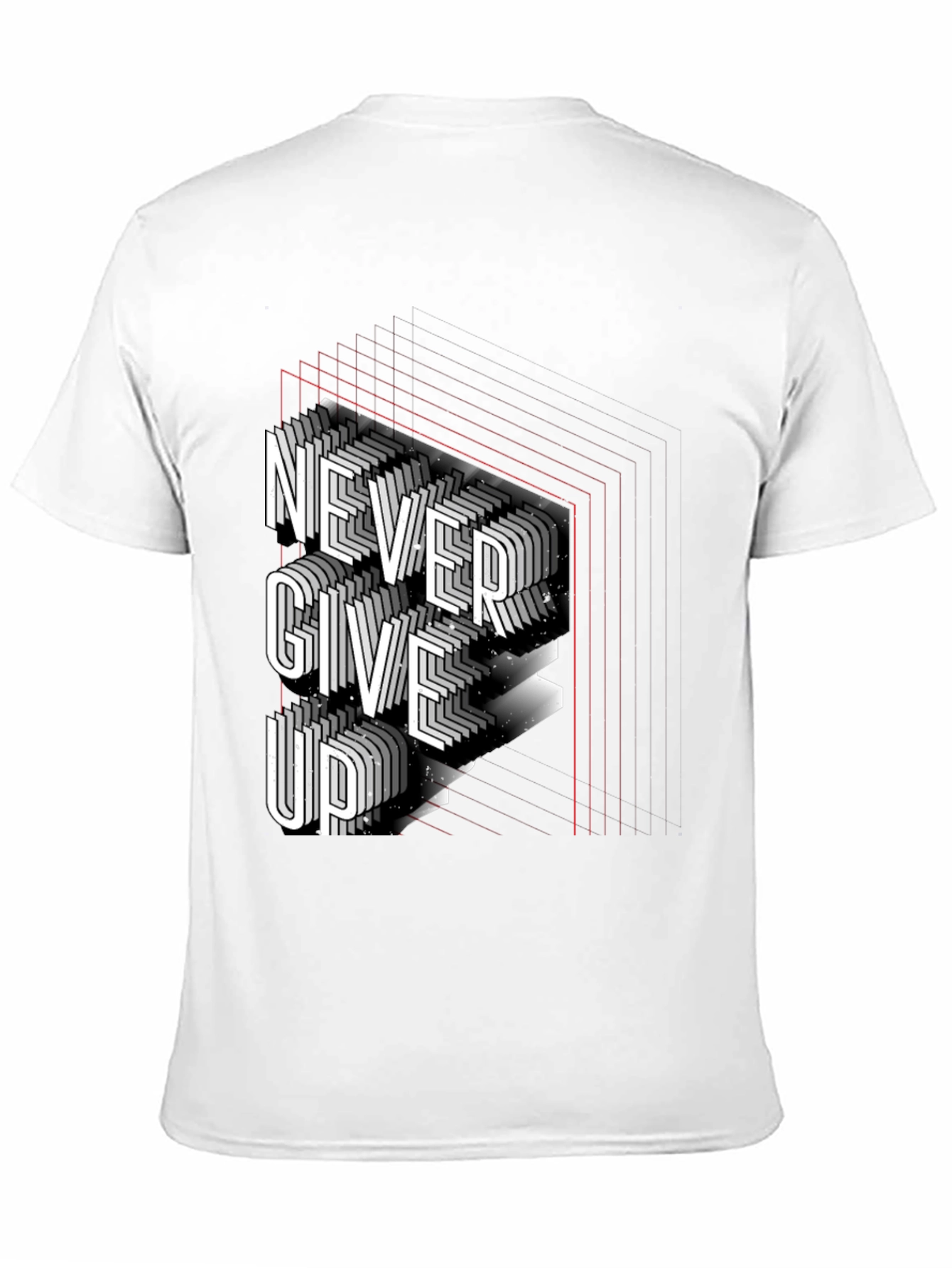 Never Give Up Graphic Tee - Stylish Motivation