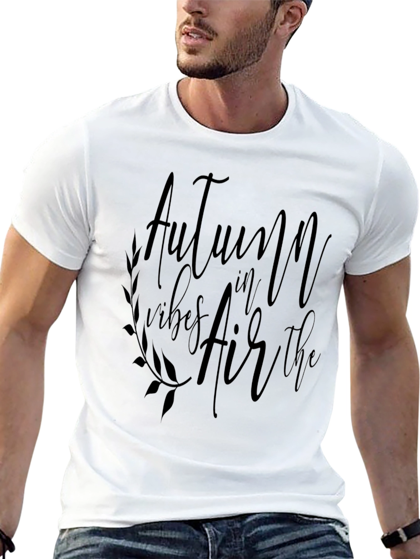 Autumn Vibes Black T-Shirt