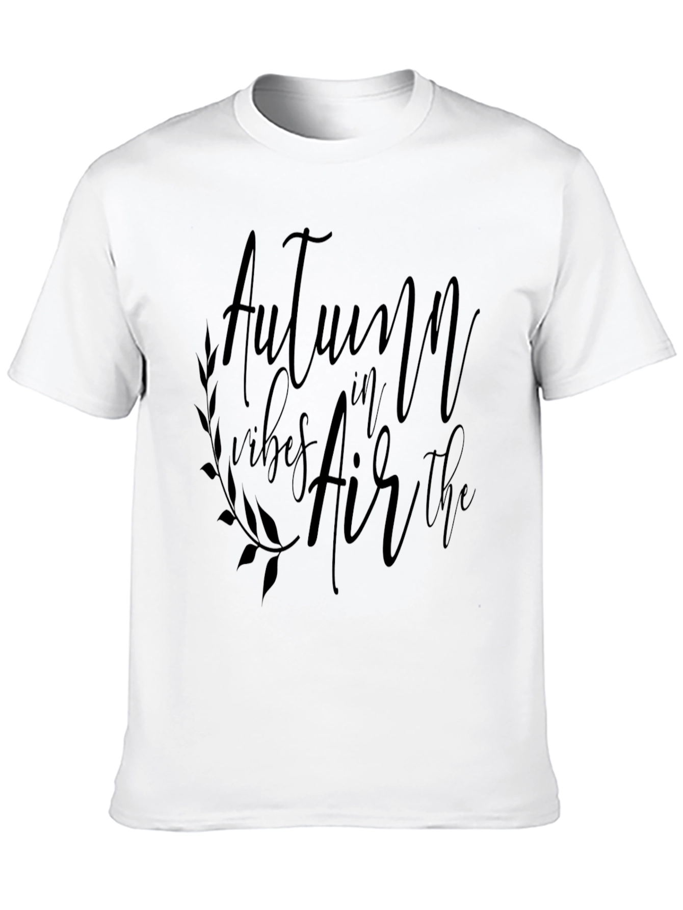 Autumn Vibes Black T-Shirt