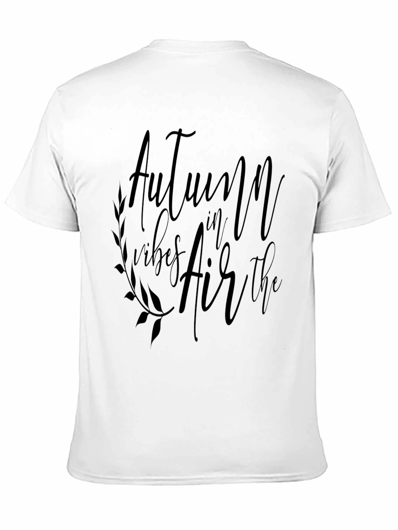 Autumn Vibes Black T-Shirt