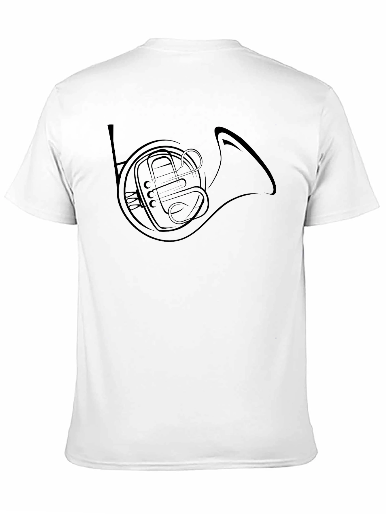 French Horn Graphic Tee - Musicians T-Shirt