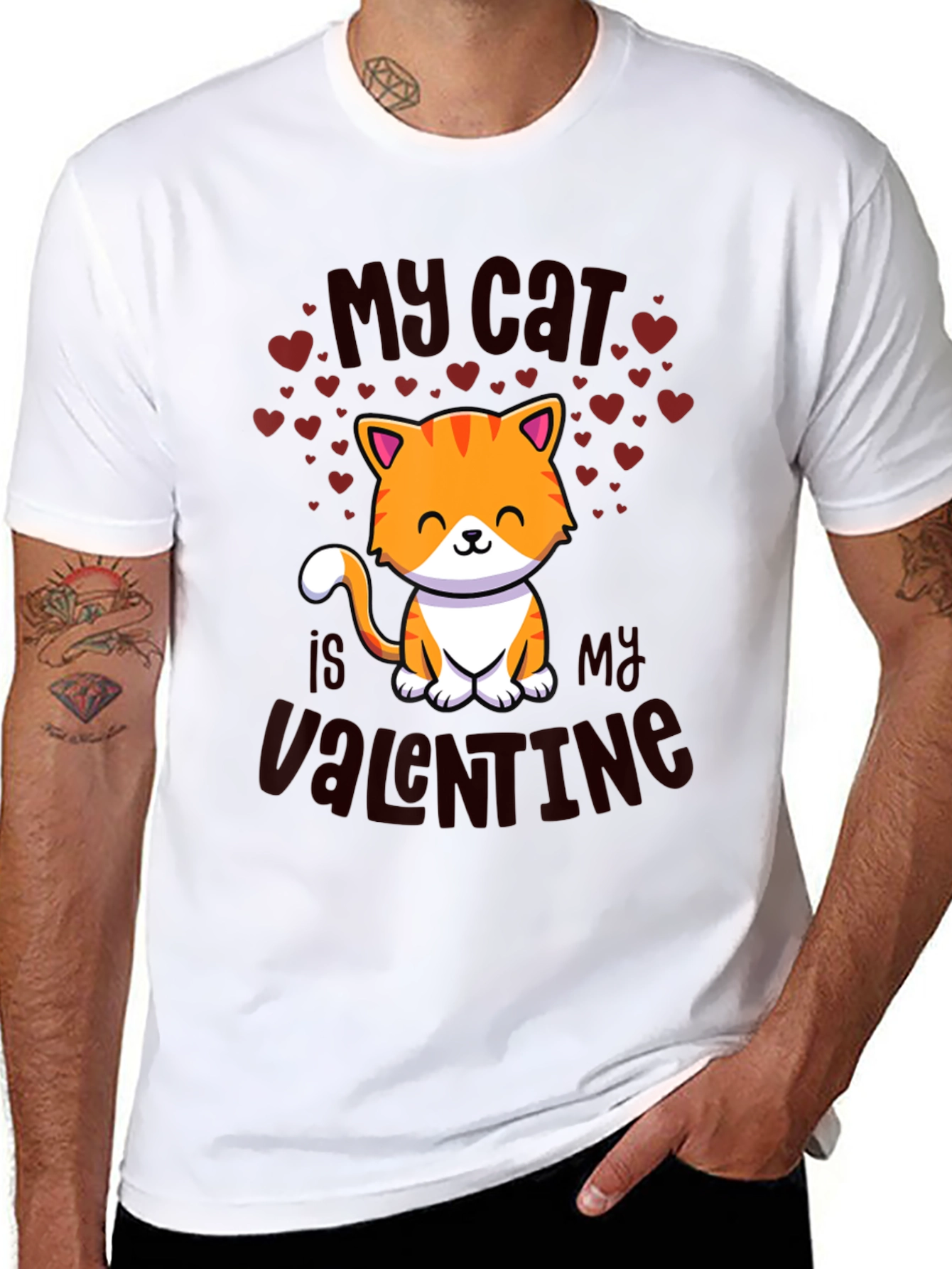 My Cat Is My Valentine T-Shirt