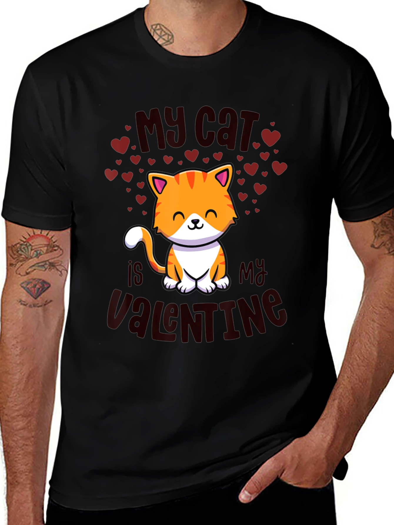 My Cat Is My Valentine T-Shirt