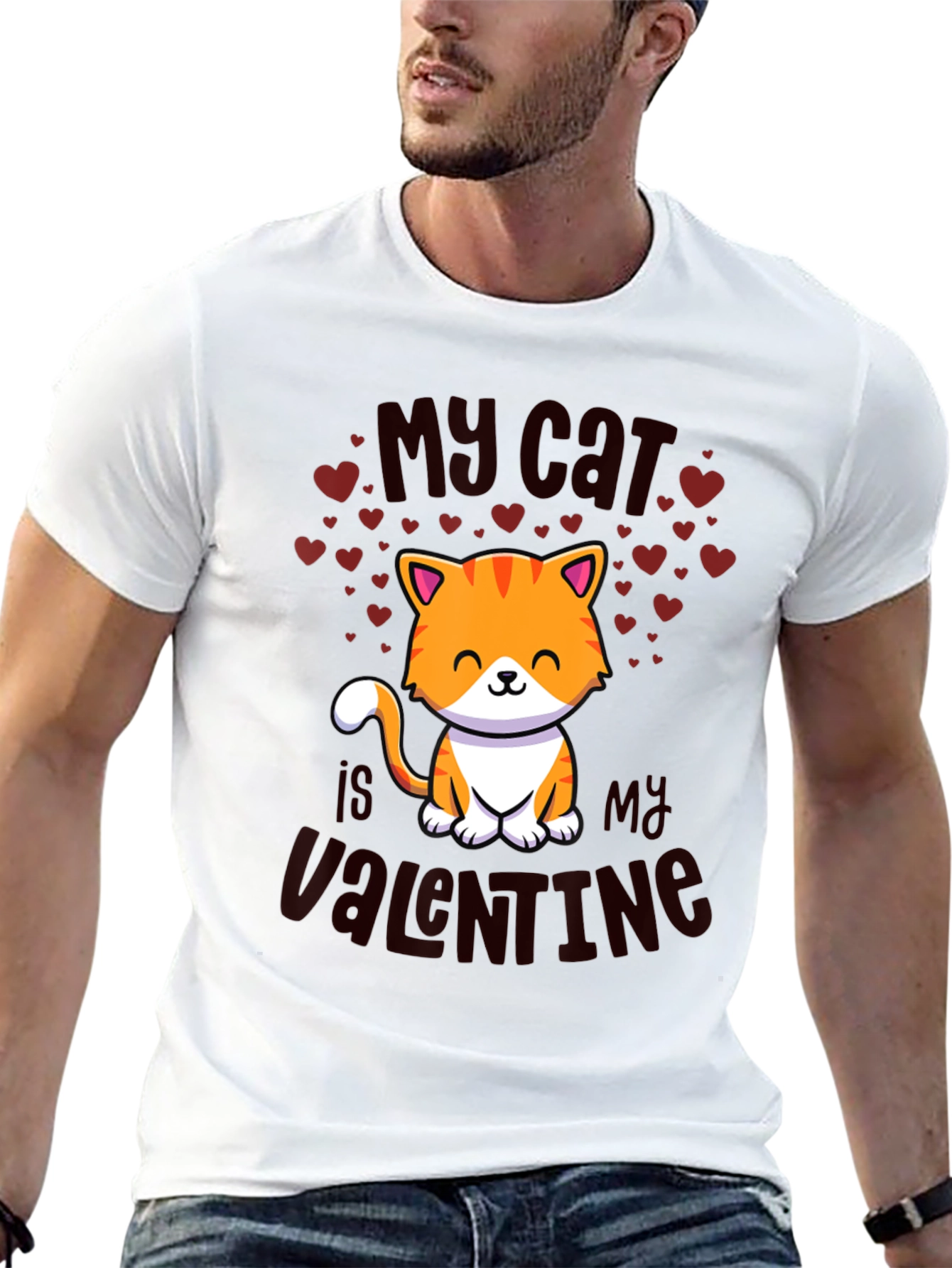 My Cat Is My Valentine T-Shirt
