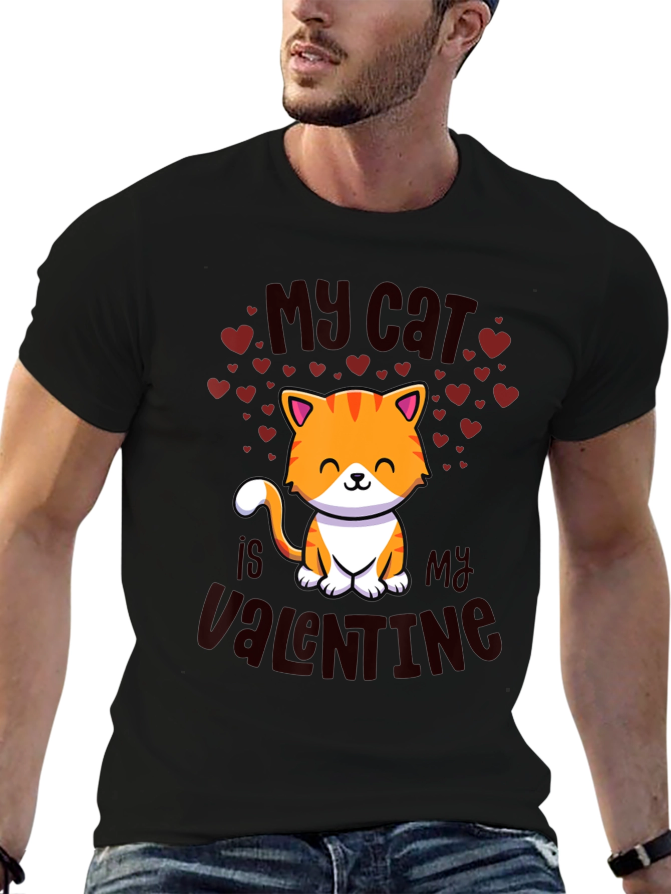 My Cat Is My Valentine T-Shirt
