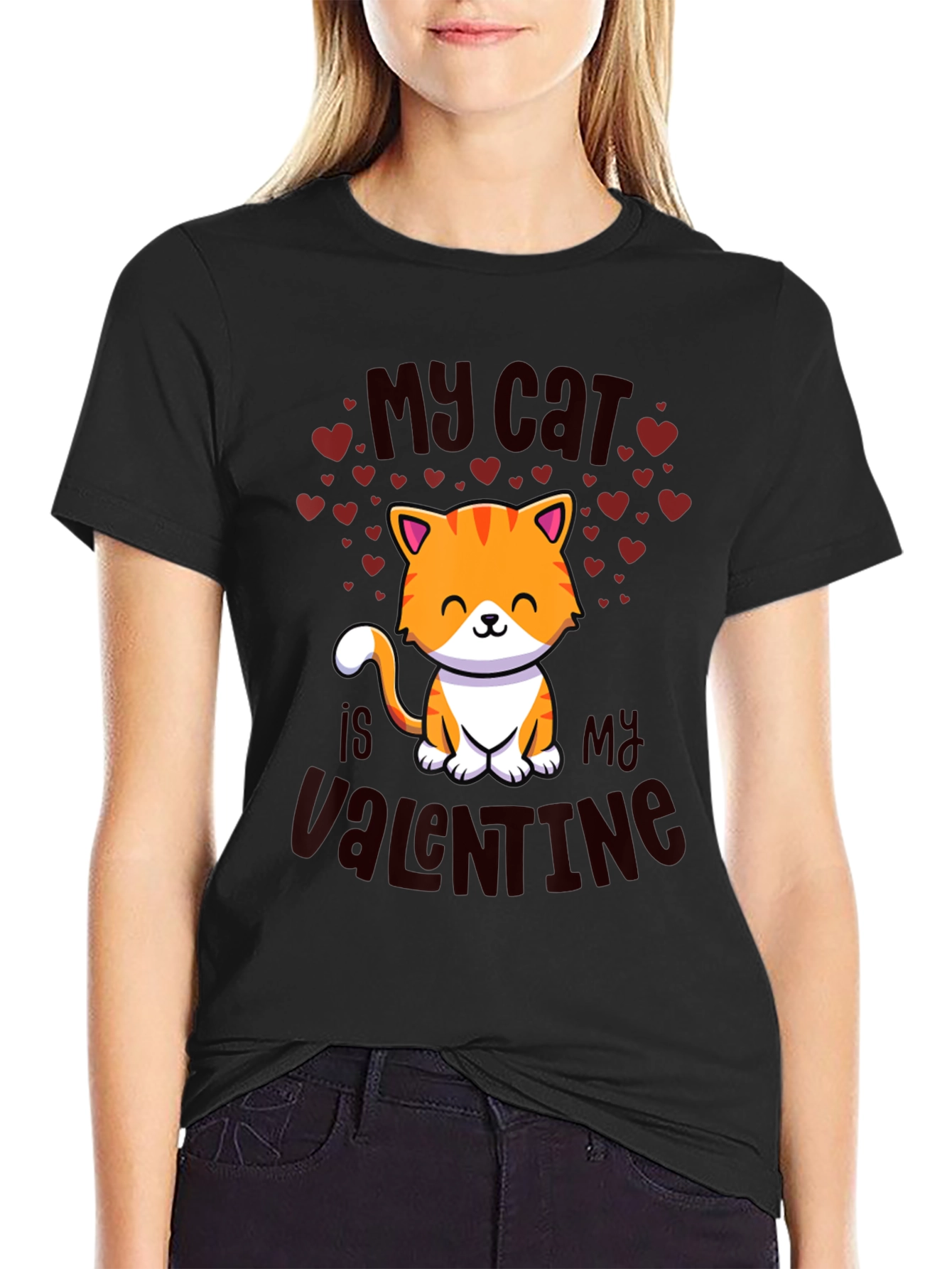 My Cat Is My Valentine T-Shirt