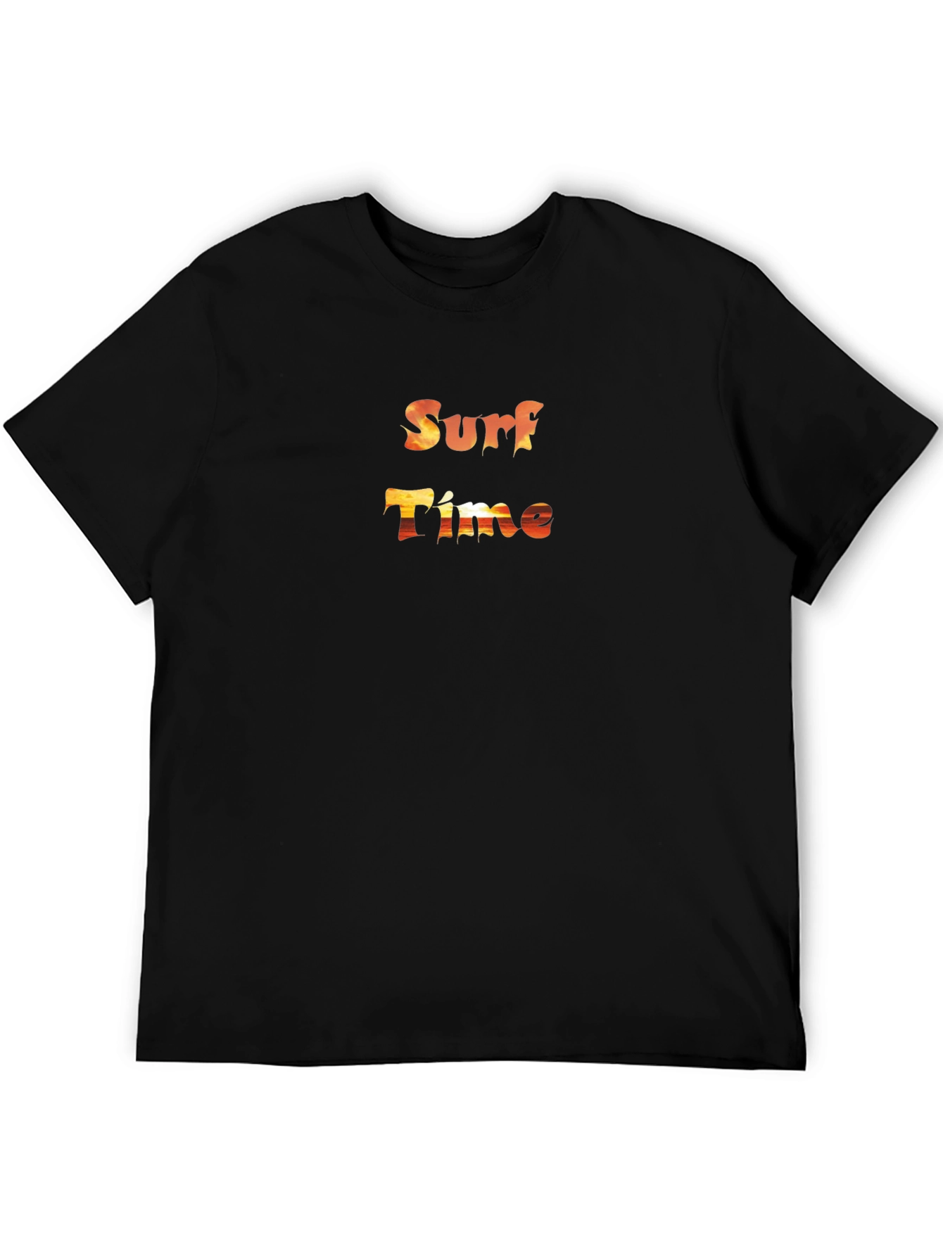 Surf Time Graphic Tee - Black T-Shirt