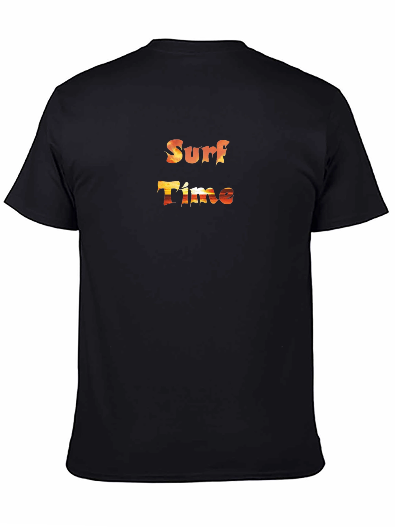 Surf Time Graphic Tee - Black T-Shirt
