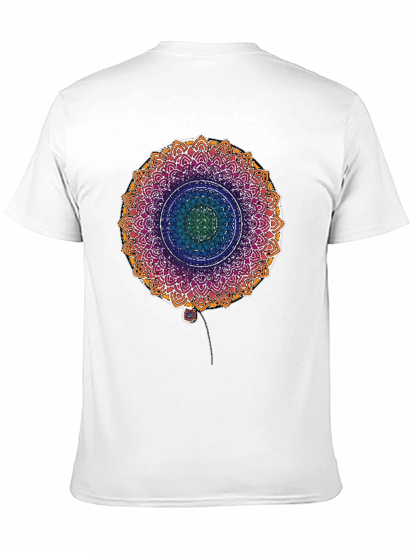 Mandala Flower Graphic Print T-Shirt