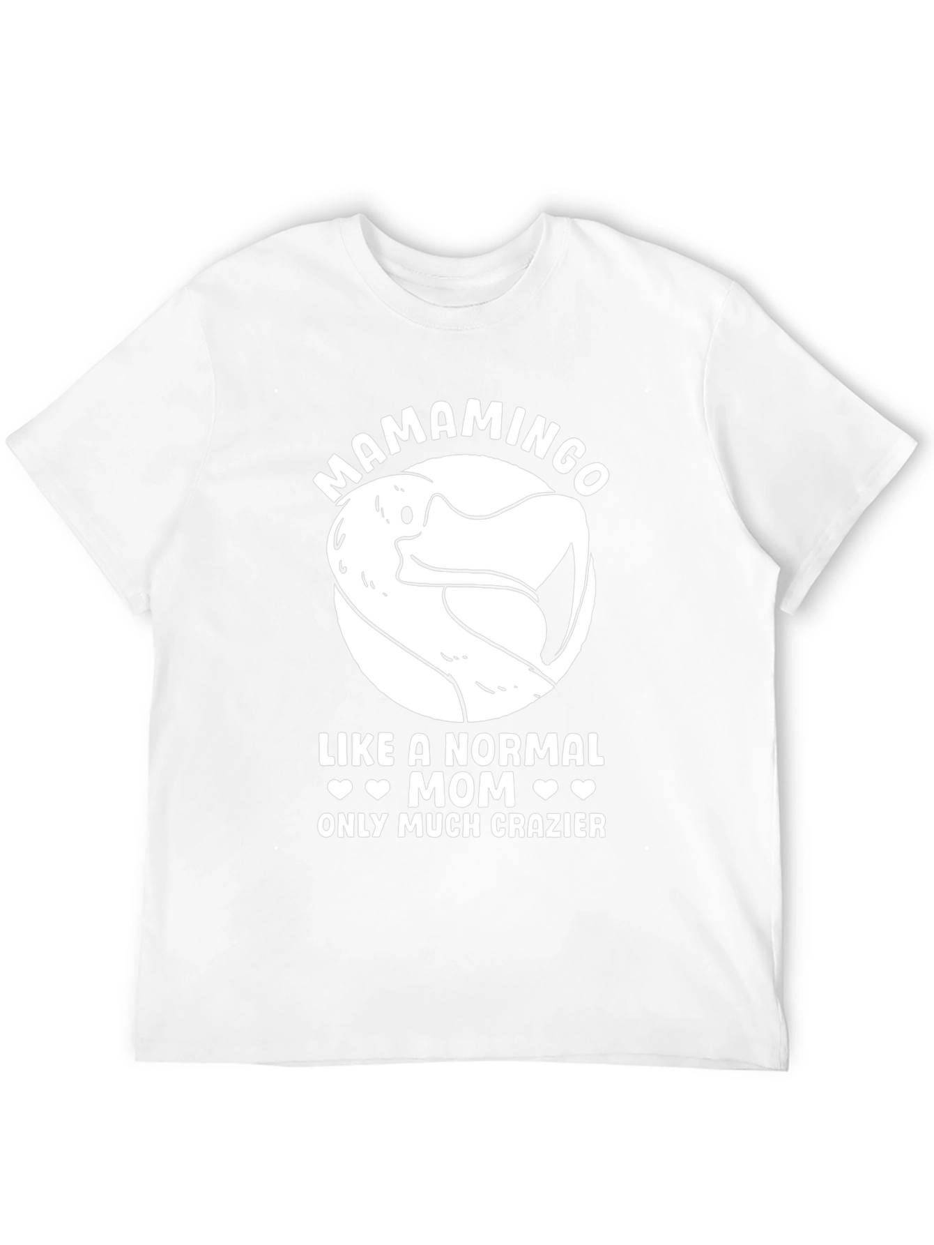 Mamamingo Mom T-Shirt - Funny Flamingo Graphic Tee