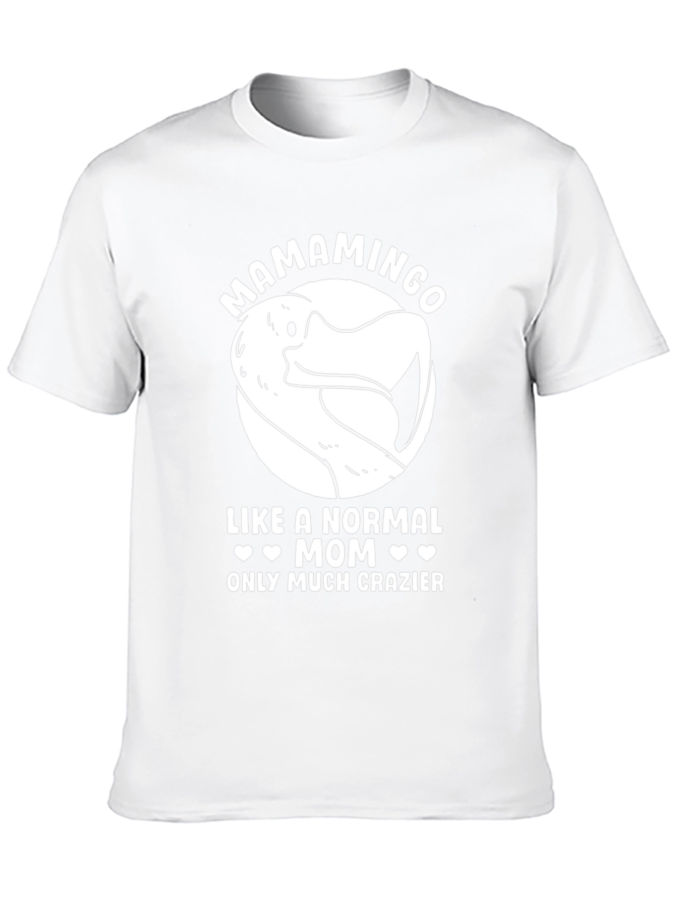 Mamamingo Mom T-Shirt - Funny Flamingo Graphic Tee