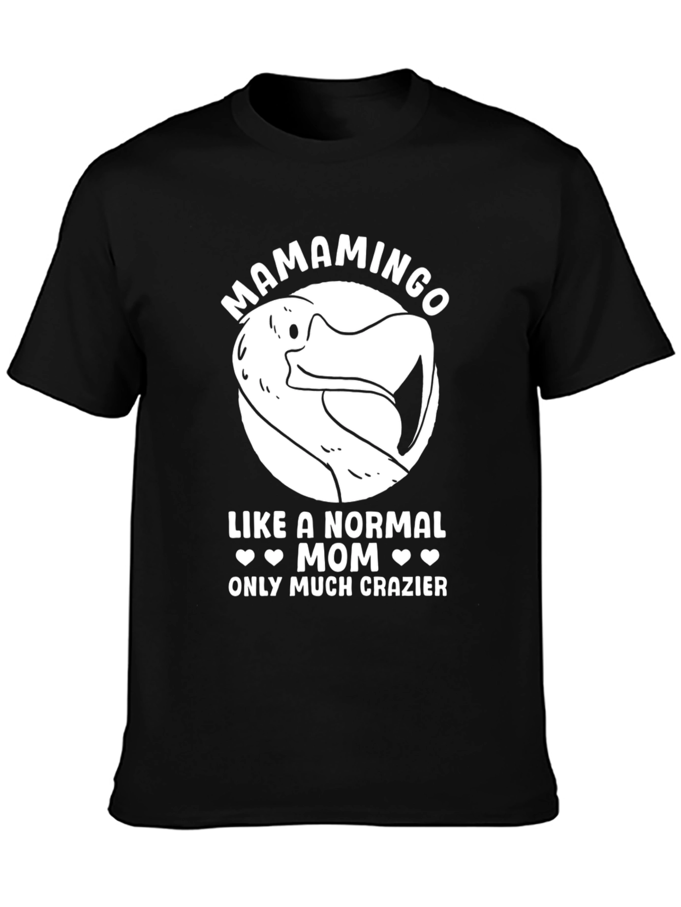 Mamamingo Mom T-Shirt - Funny Flamingo Graphic Tee