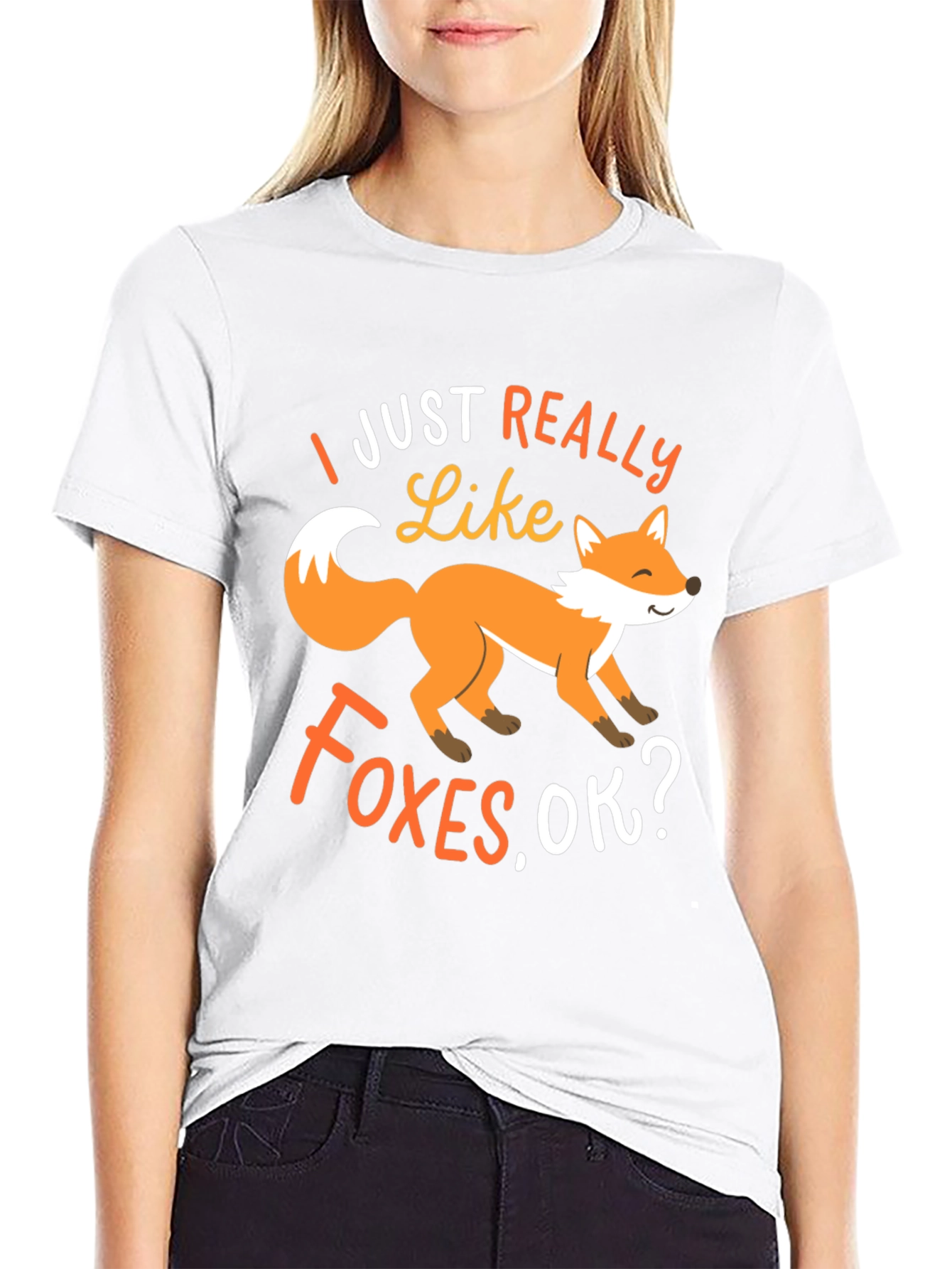 Fox Lover T-Shirt: I Just Really Like Foxes OK?