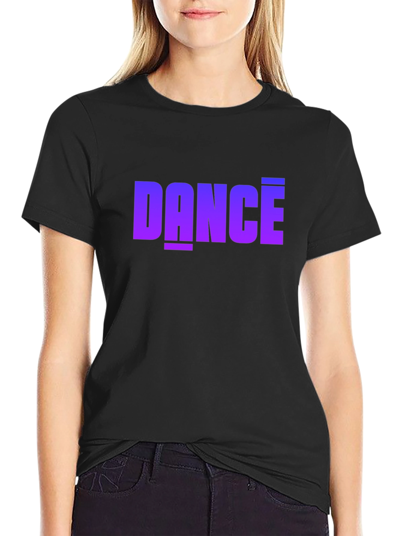 Dance Graphic Black T-Shirt