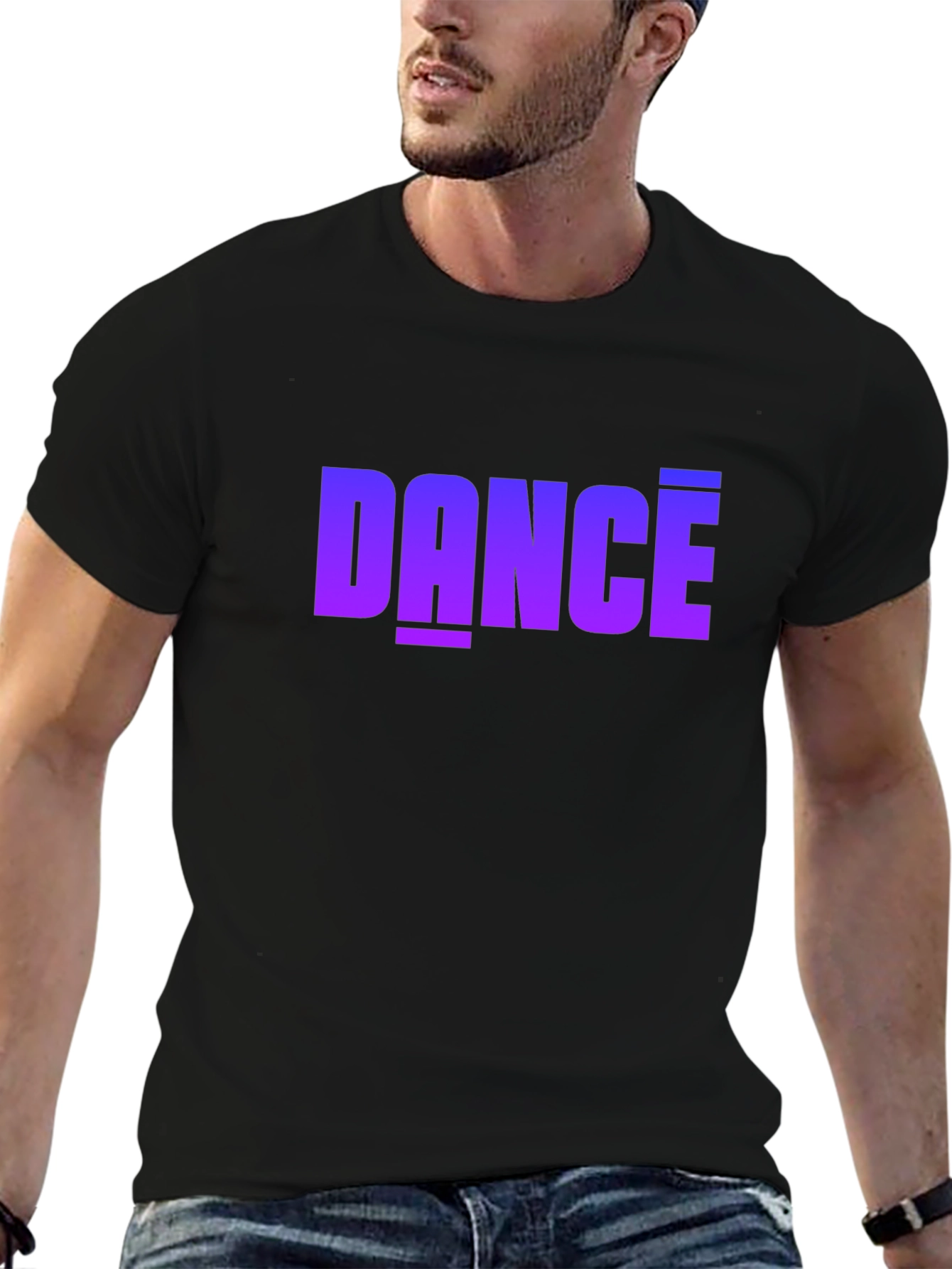 Dance Graphic Black T-Shirt