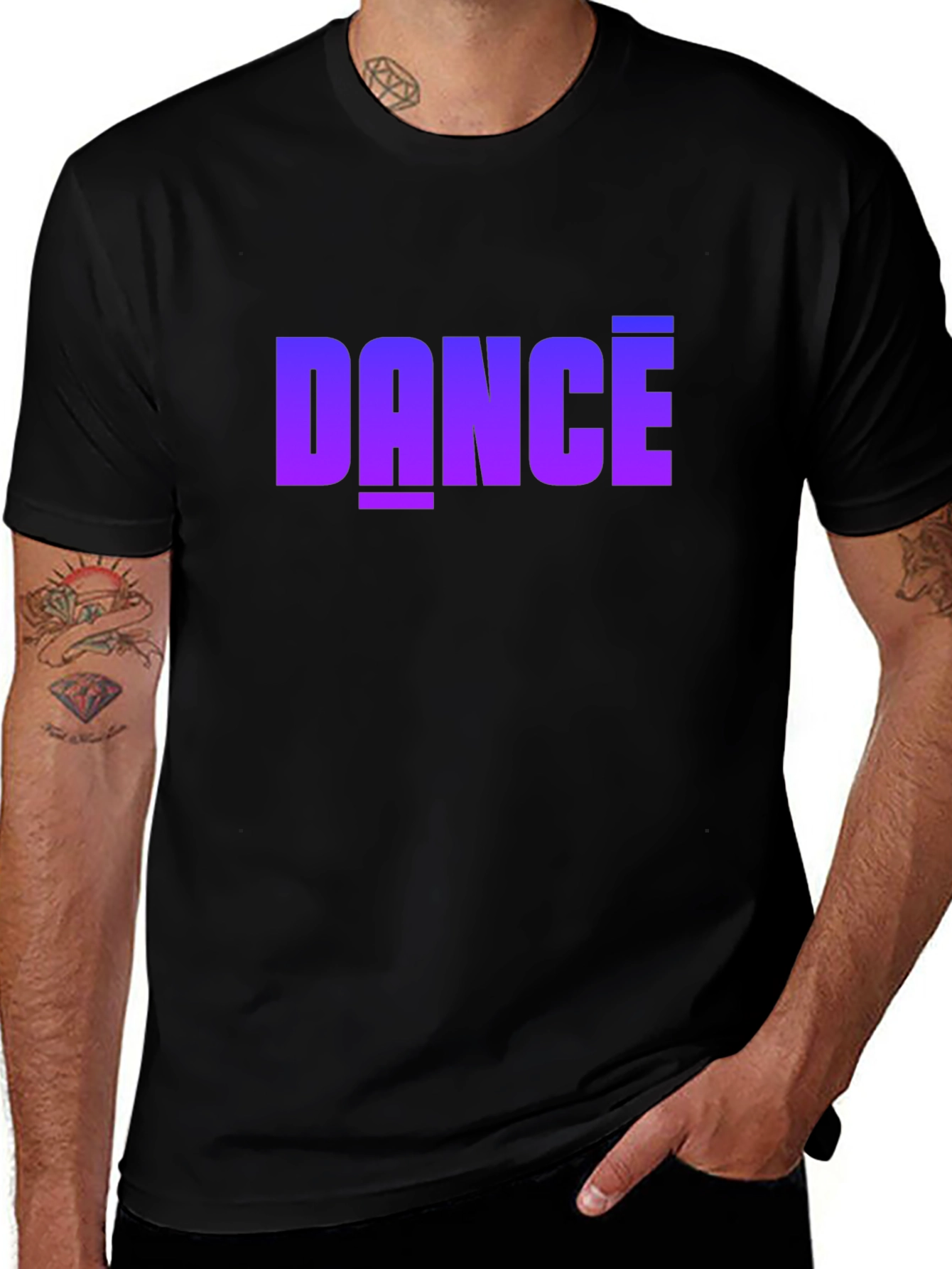 Dance Graphic Black T-Shirt