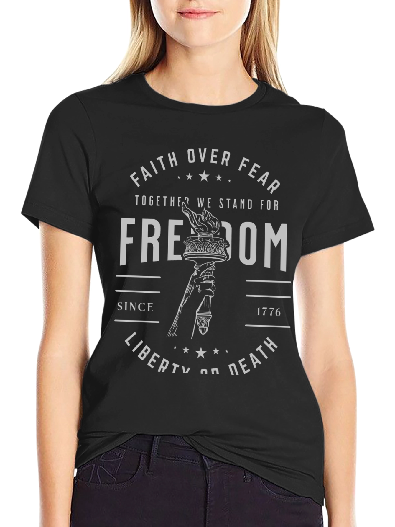 Faith Over Fear Freedom Graphic Tee