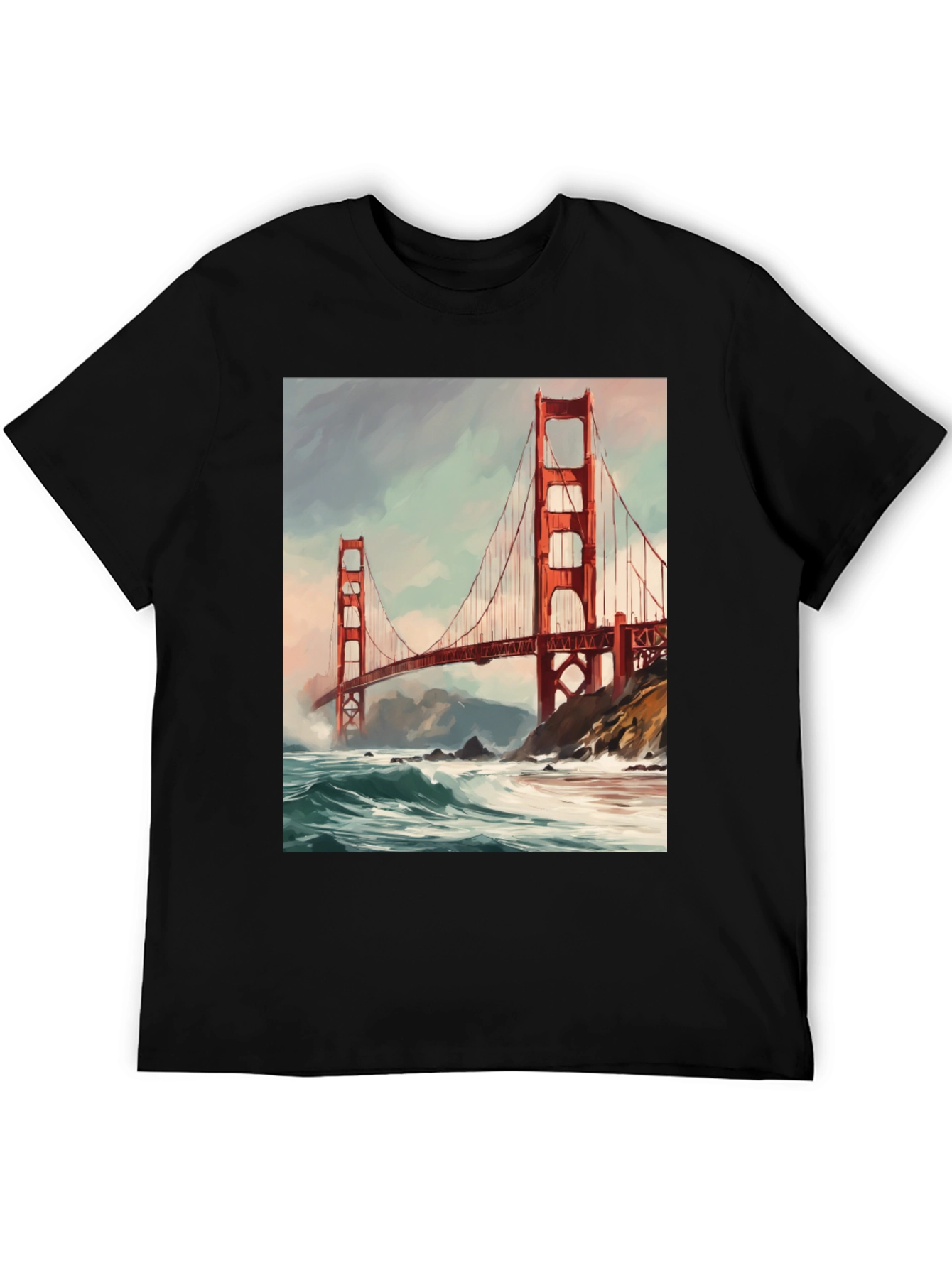 Golden Gate Bridge Graphic T-Shirt