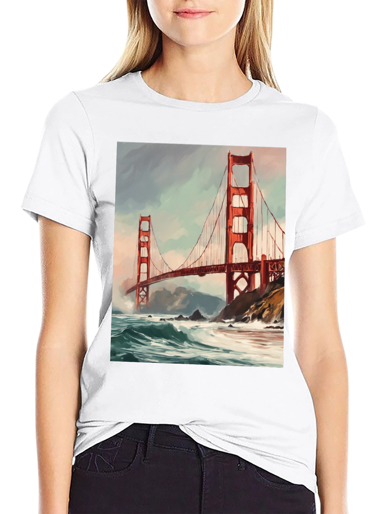 Golden Gate Bridge Graphic T-Shirt