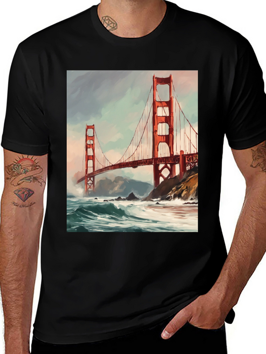 Golden Gate Bridge Graphic T-Shirt