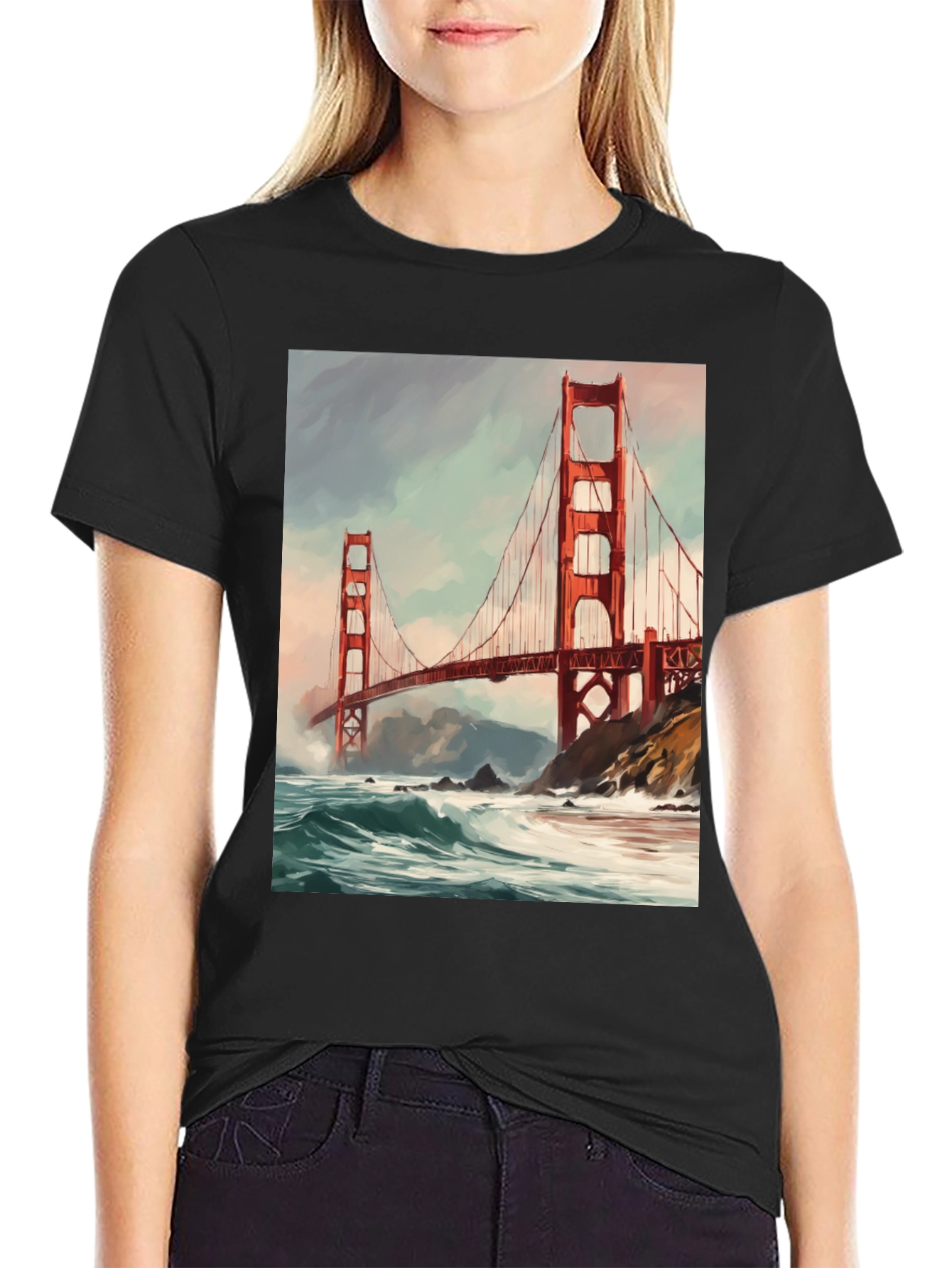 Golden Gate Bridge Graphic T-Shirt