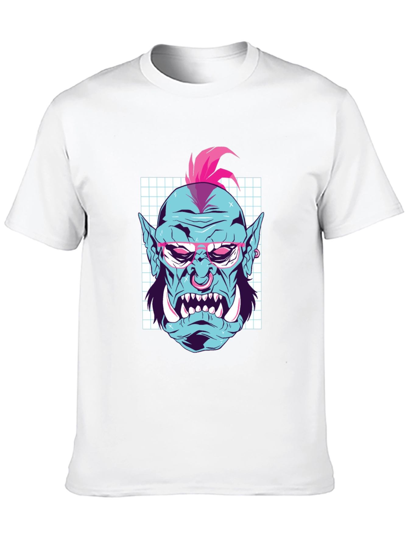 Cool Orc Graphic Tee - Black Cotton T-Shirt