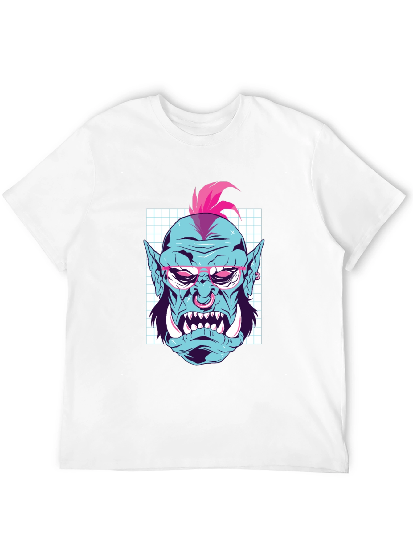 Cool Orc Graphic Tee - Black Cotton T-Shirt