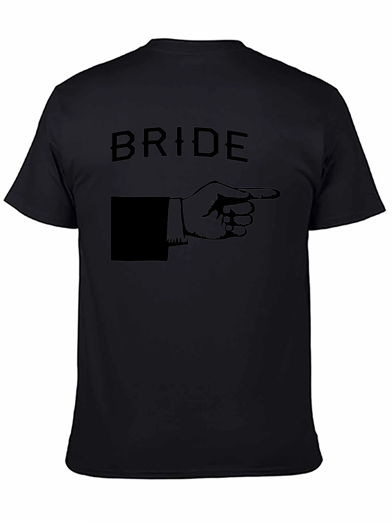 Bride Pointing T-Shirt Novelty Wedding Tee
