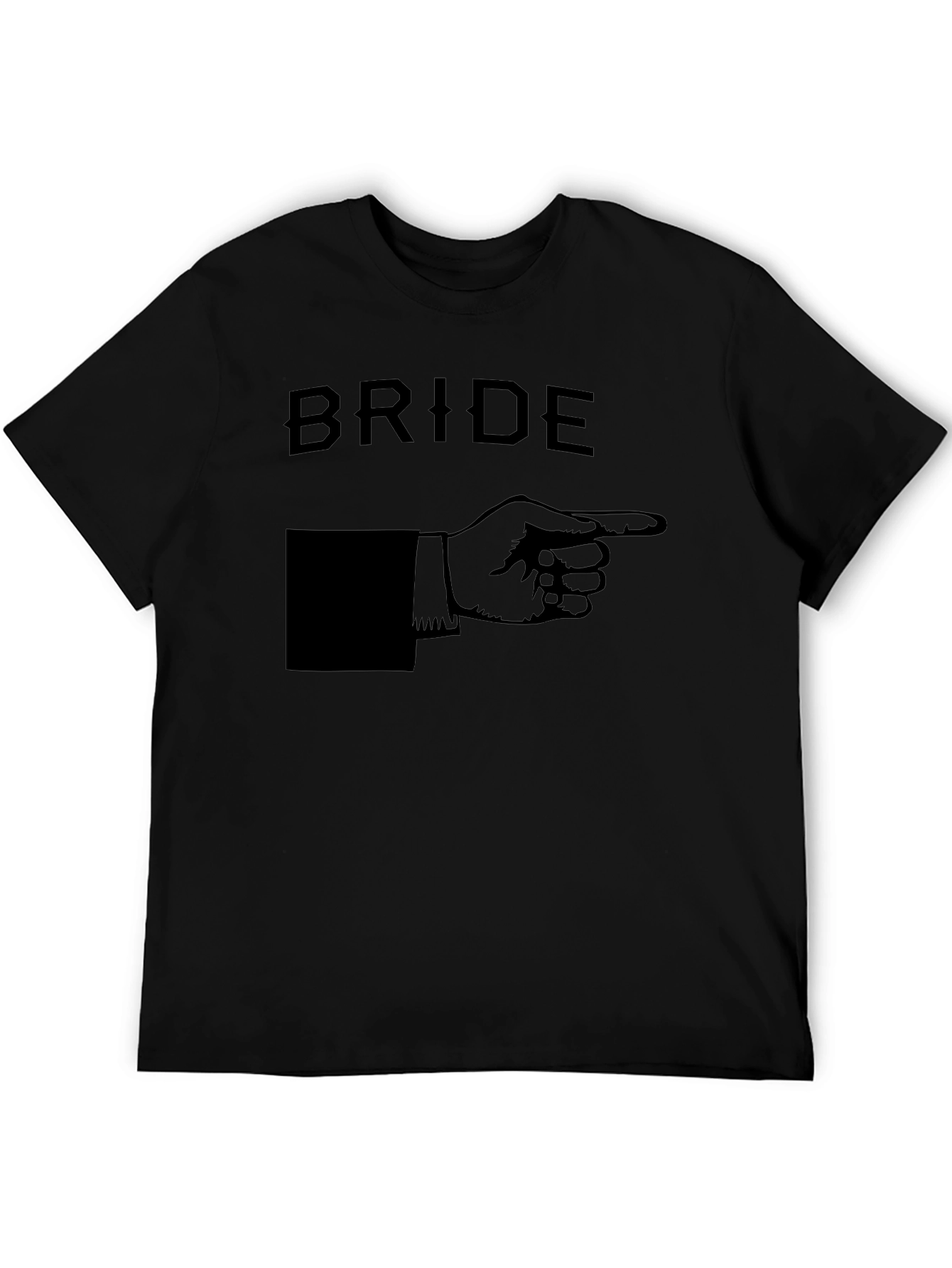 Bride Pointing T-Shirt Novelty Wedding Tee