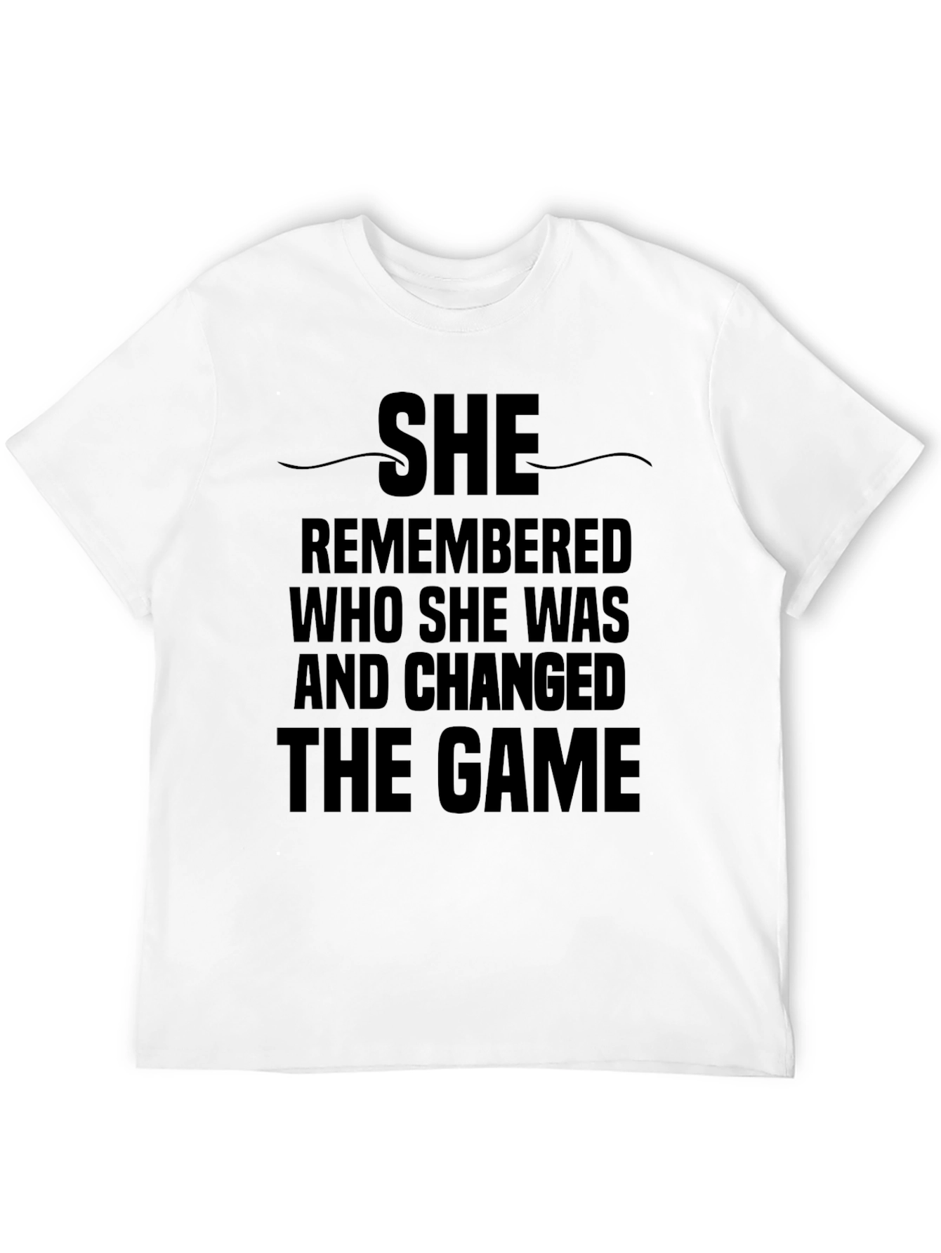 She Changed The Game Graphic Tee