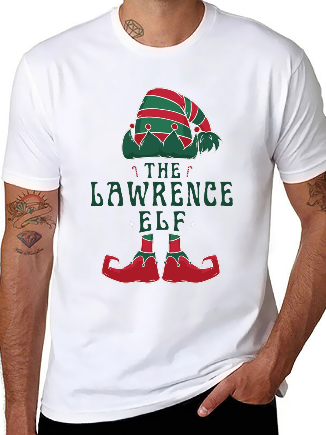 Lawrence Elf Christmas T-Shirt