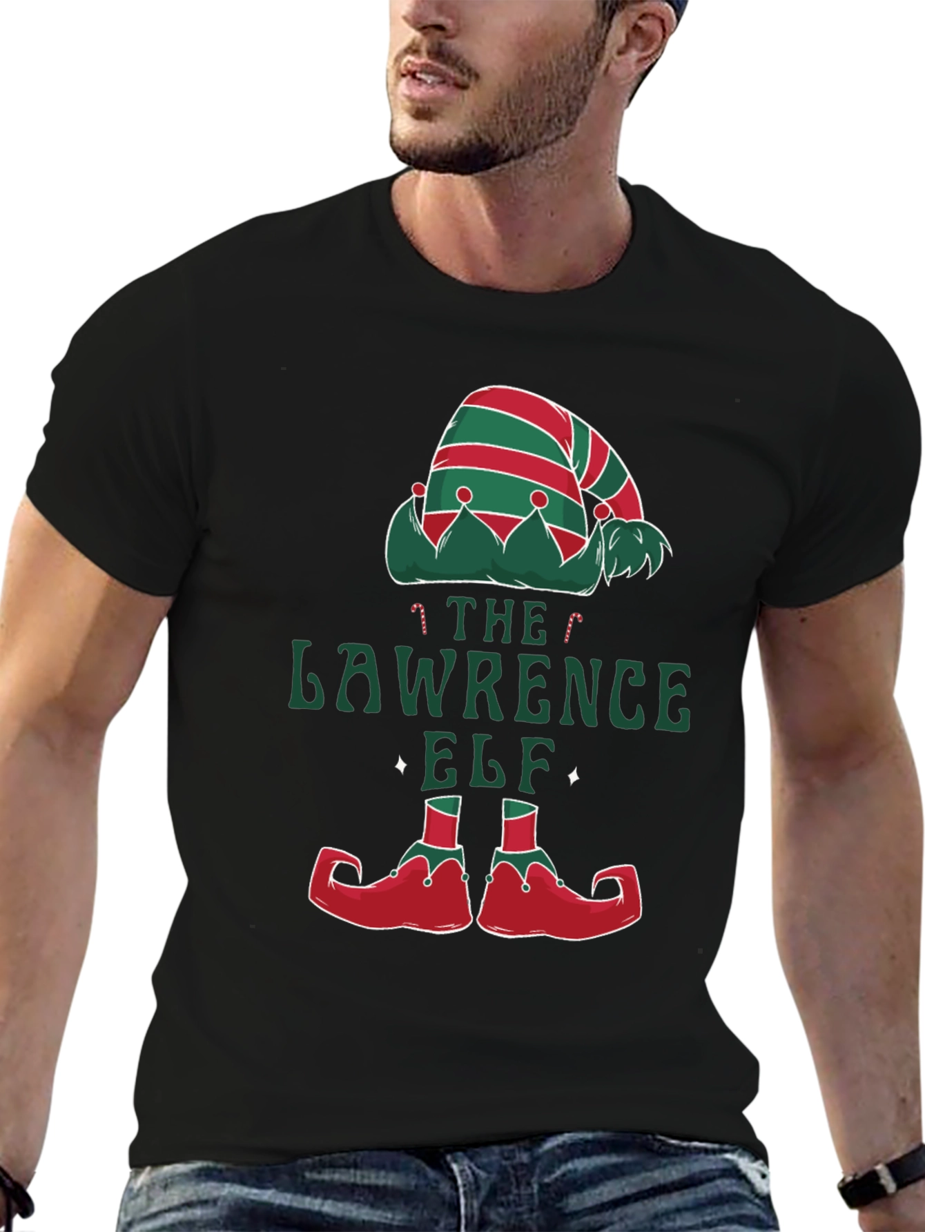Lawrence Elf Christmas T-Shirt