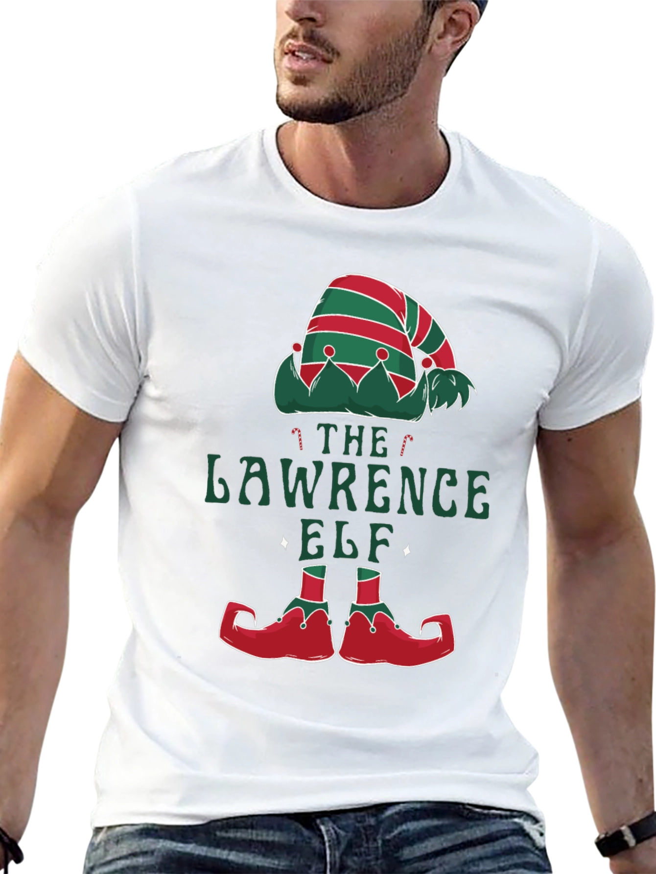 Lawrence Elf Christmas T-Shirt