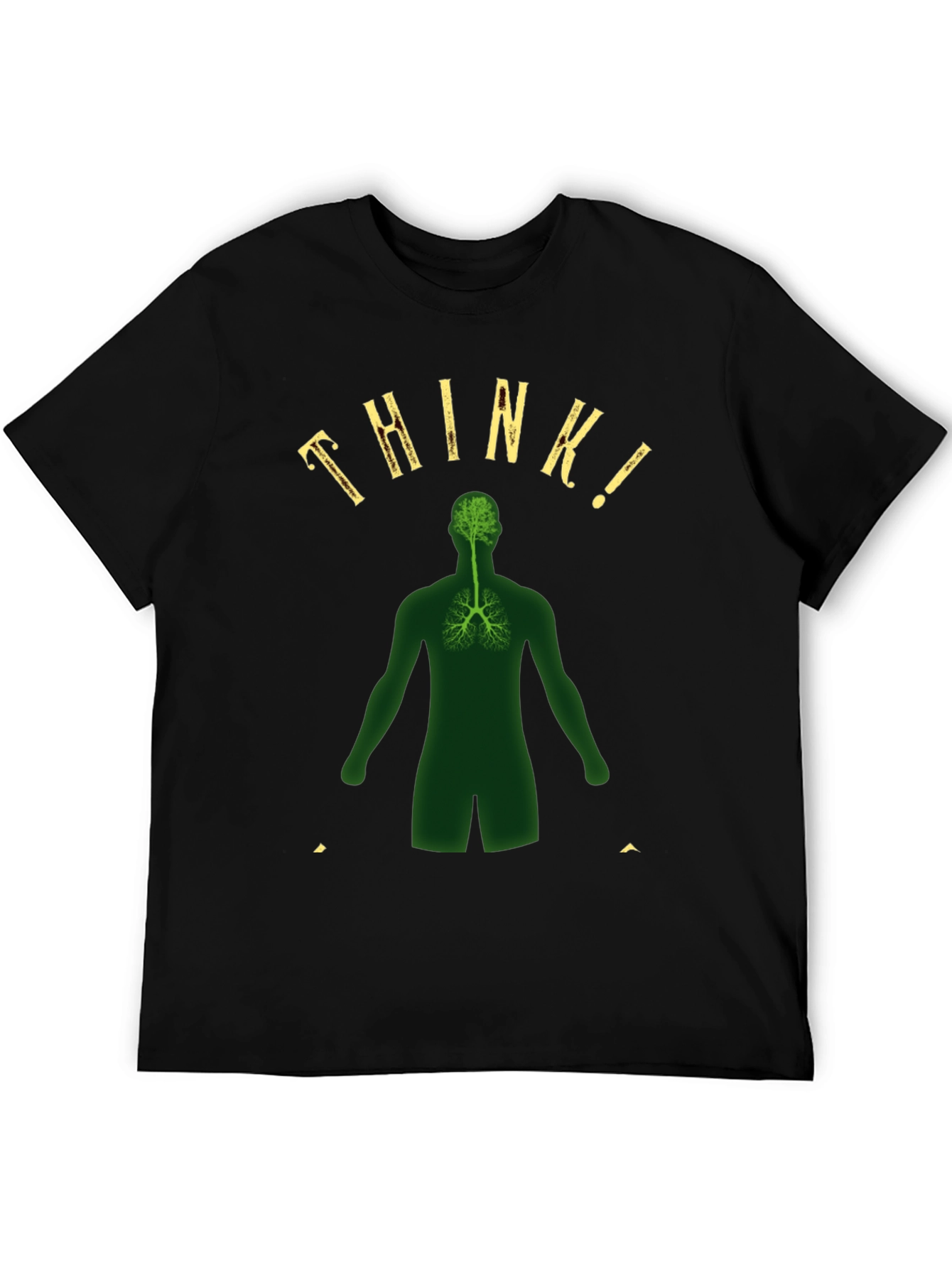 Think! Brain and Lung T-Shirt - Anatomical Awareness Tee