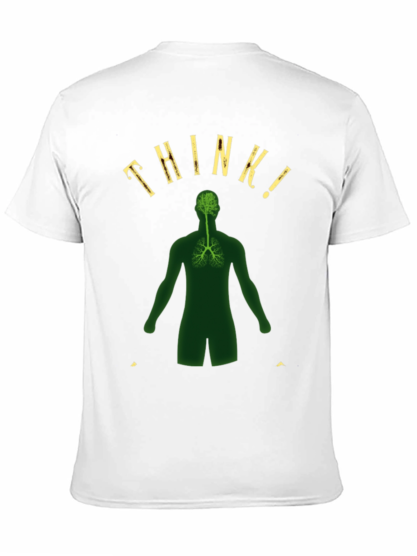 Think! Brain and Lung T-Shirt - Anatomical Awareness Tee