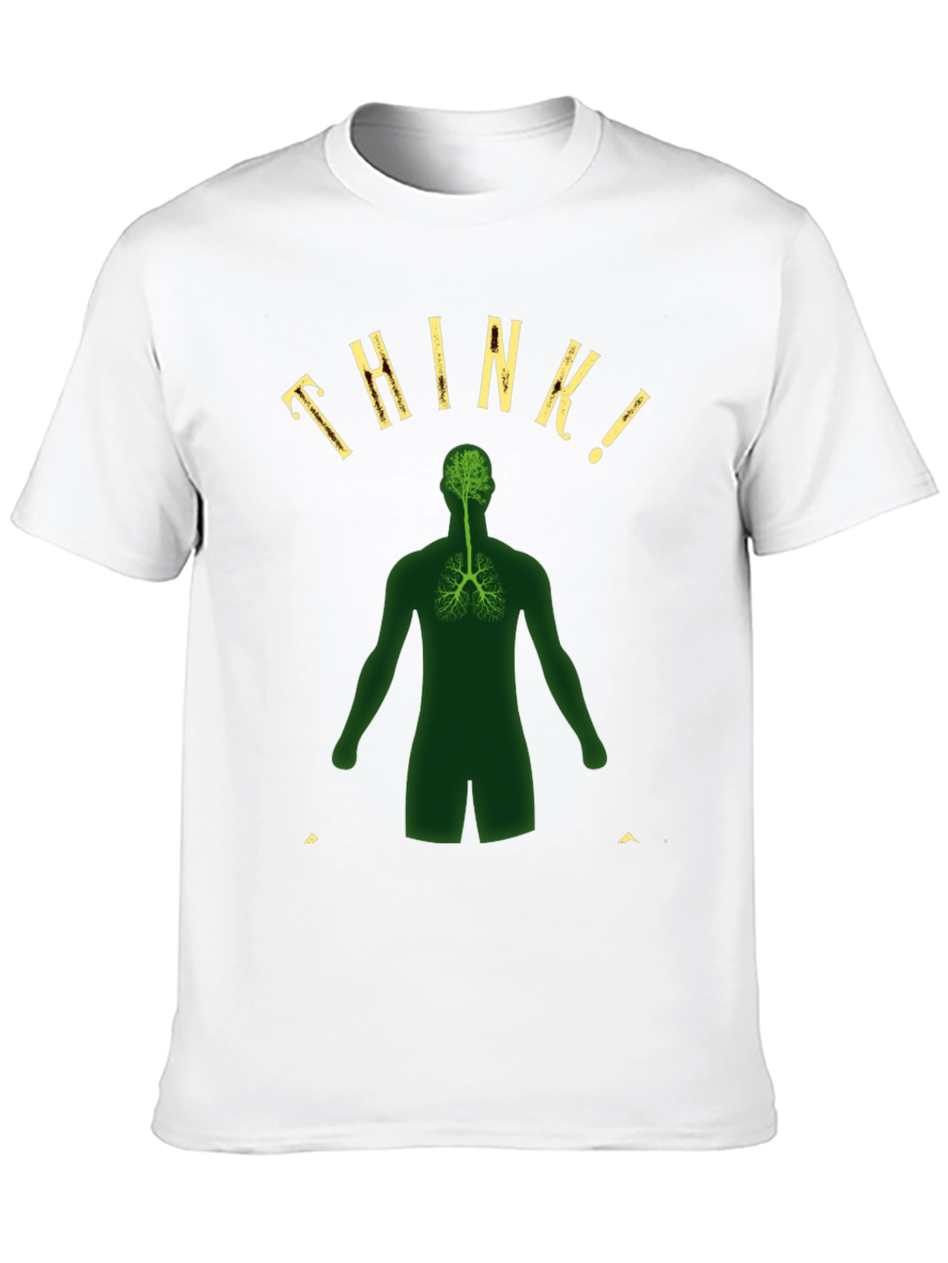 Think! Brain and Lung T-Shirt - Anatomical Awareness Tee