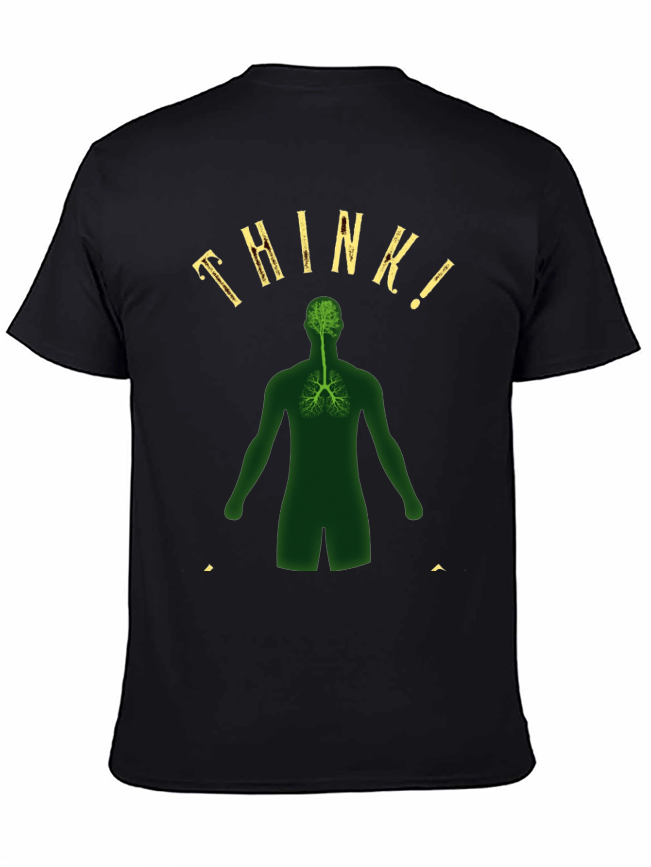 Think! Brain and Lung T-Shirt - Anatomical Awareness Tee
