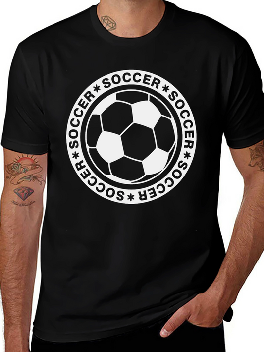Soccer Graphic T-Shirt - Black