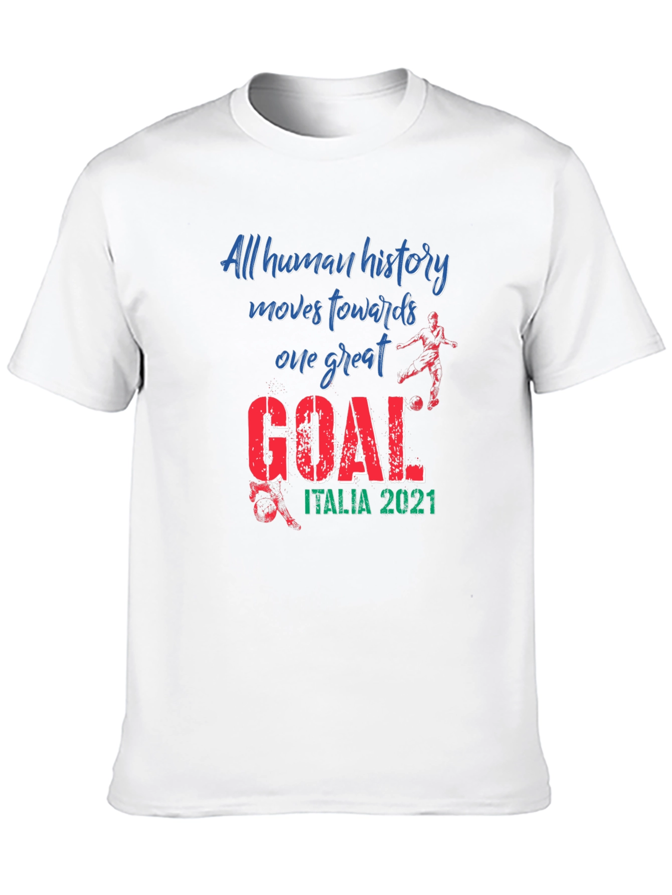 Italy 2021 Soccer Goal T-Shirt