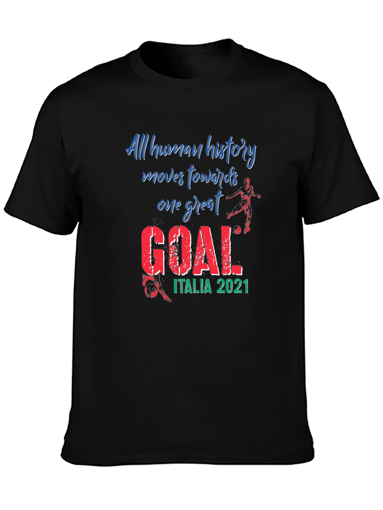 Italy 2021 Soccer Goal T-Shirt