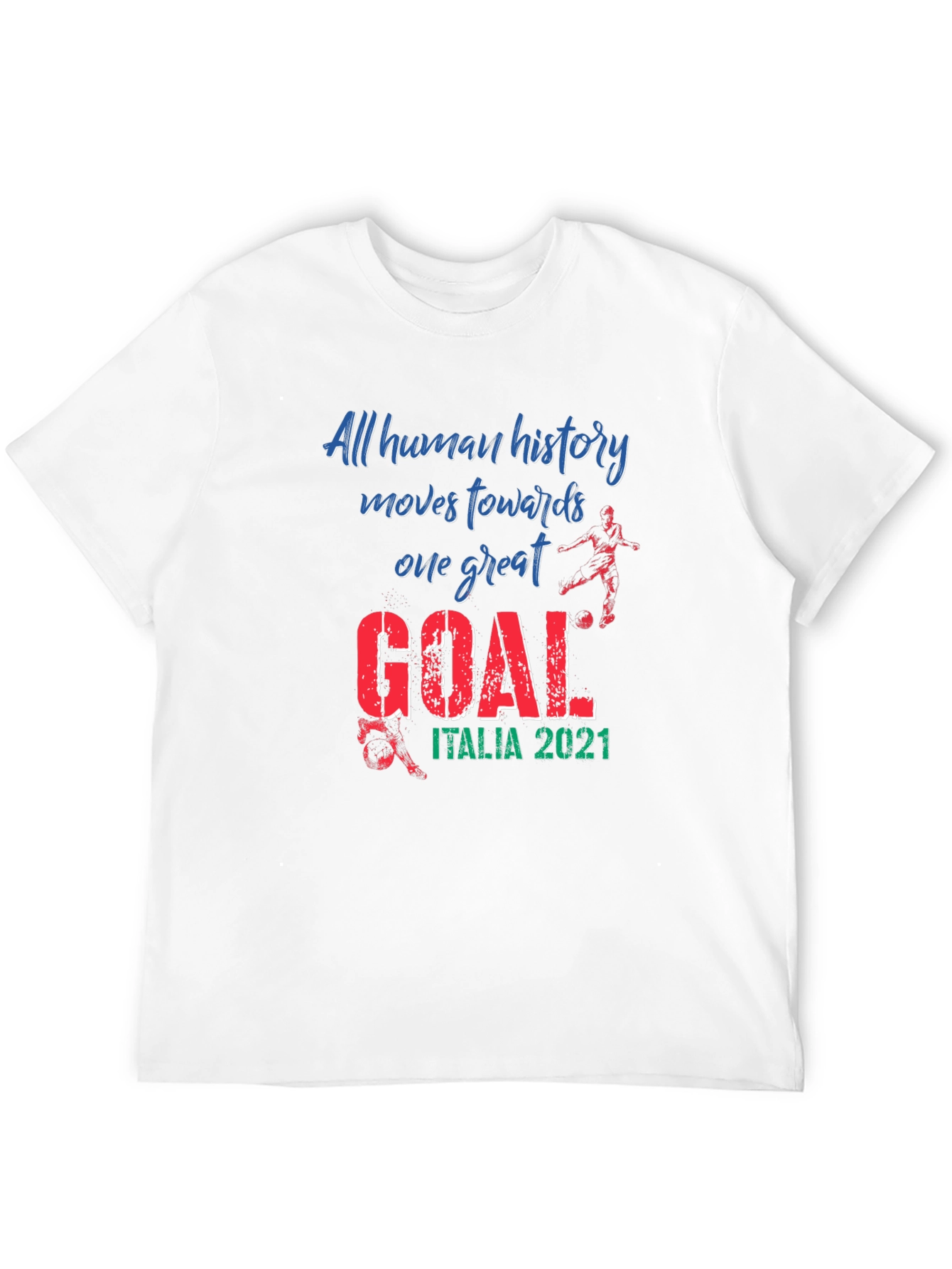 Italy 2021 Soccer Goal T-Shirt