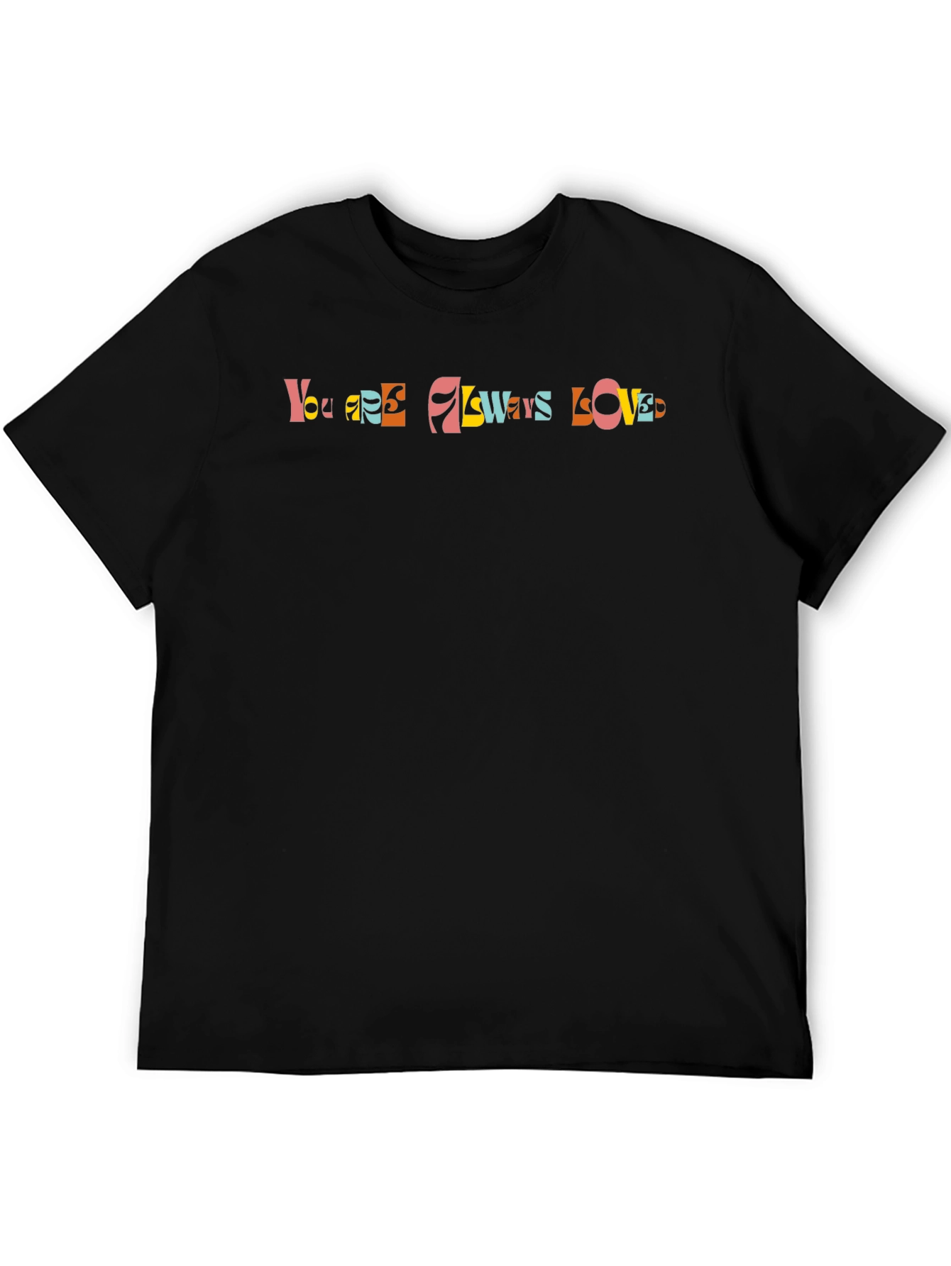 You Are Always Loved Graphic Tee - Black