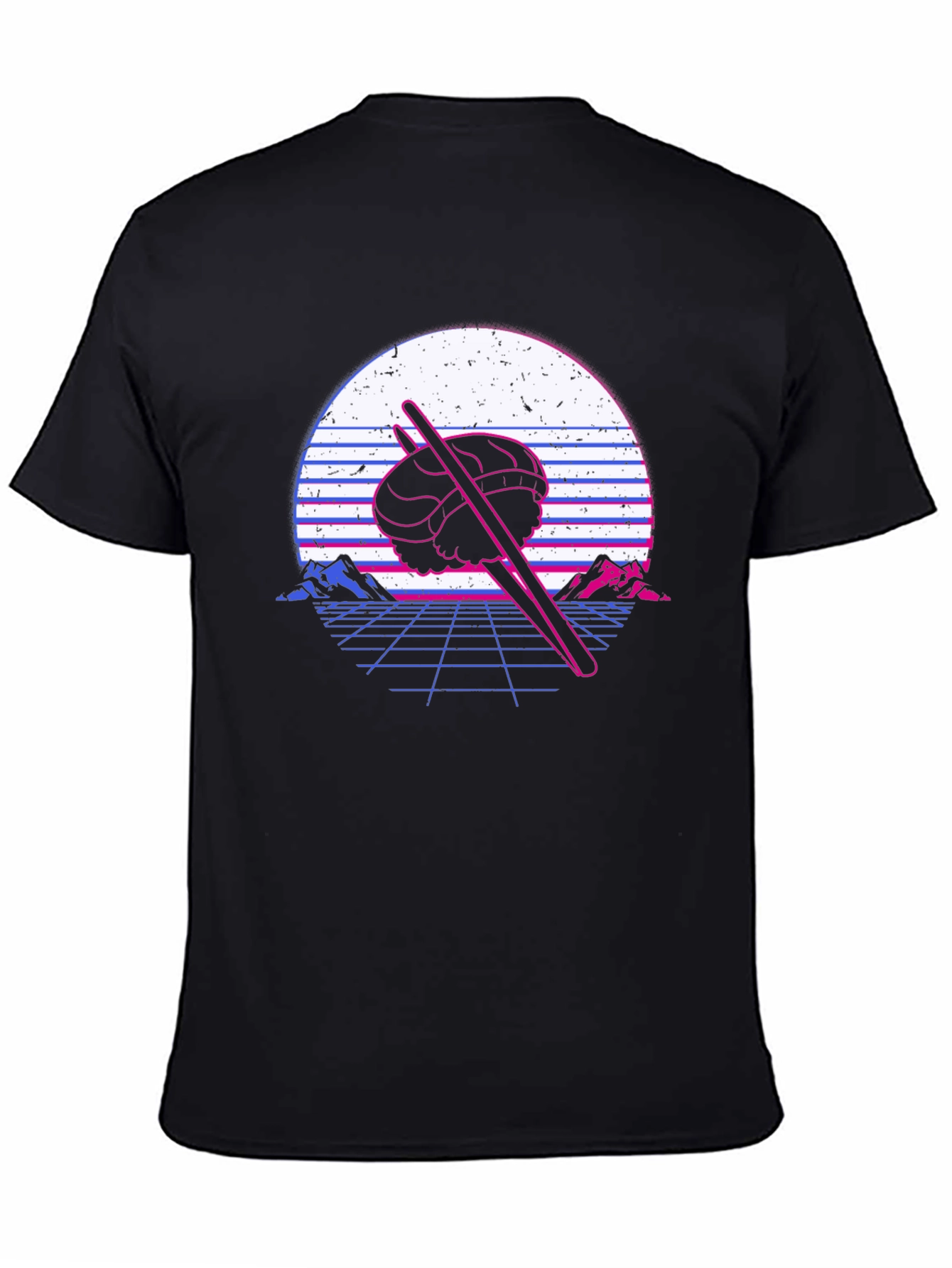 Retro Sushi T-Shirt - Vaporwave Design