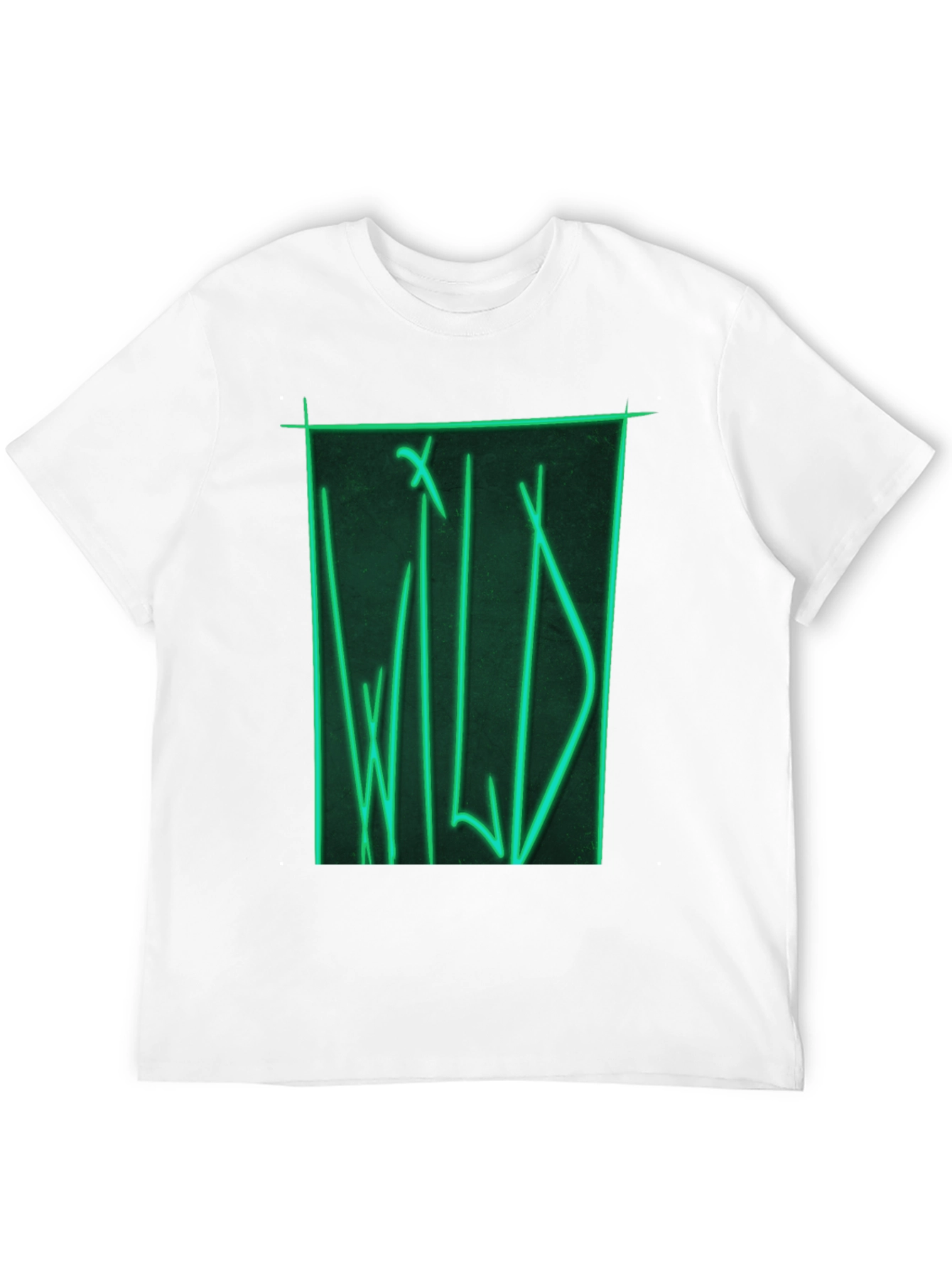 Wild Neon Graphic T-Shirt - Black