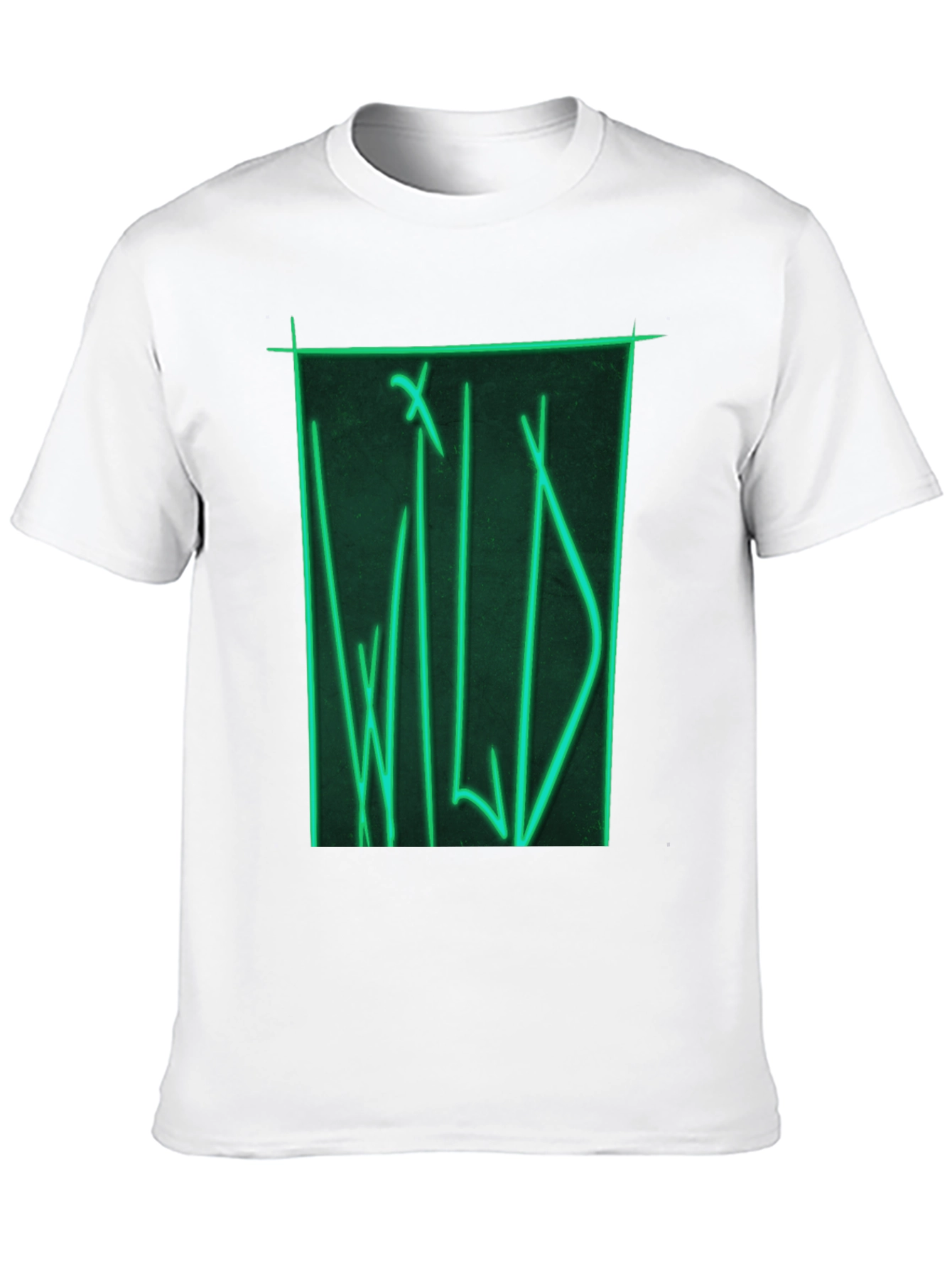 Wild Neon Graphic T-Shirt - Black