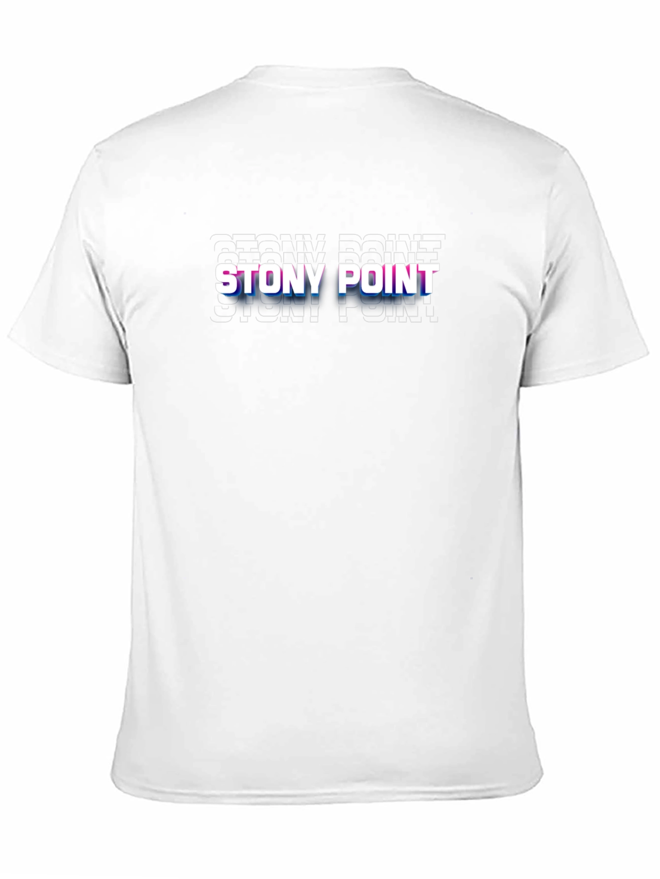 Stony Point Glitch T-Shirt - Modern Graphic Tee